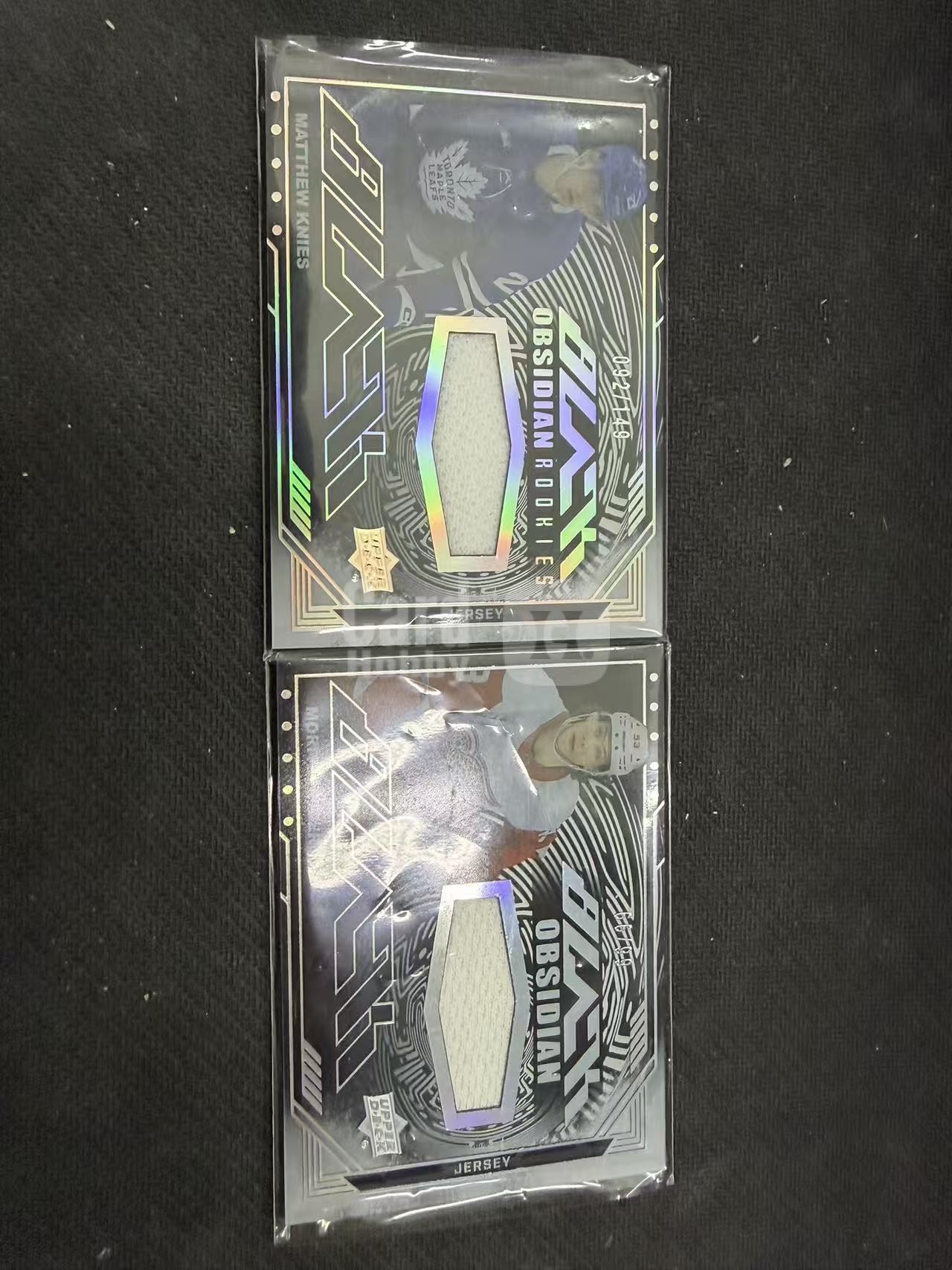2023-24 Upper Deck Obsidian Matthew Knies 马修 奈斯 多伦多枫叶队 92/149 新秀球衣卡,莫里茨 塞德 66/99 球衣卡 卡固官方代卖 Gordon