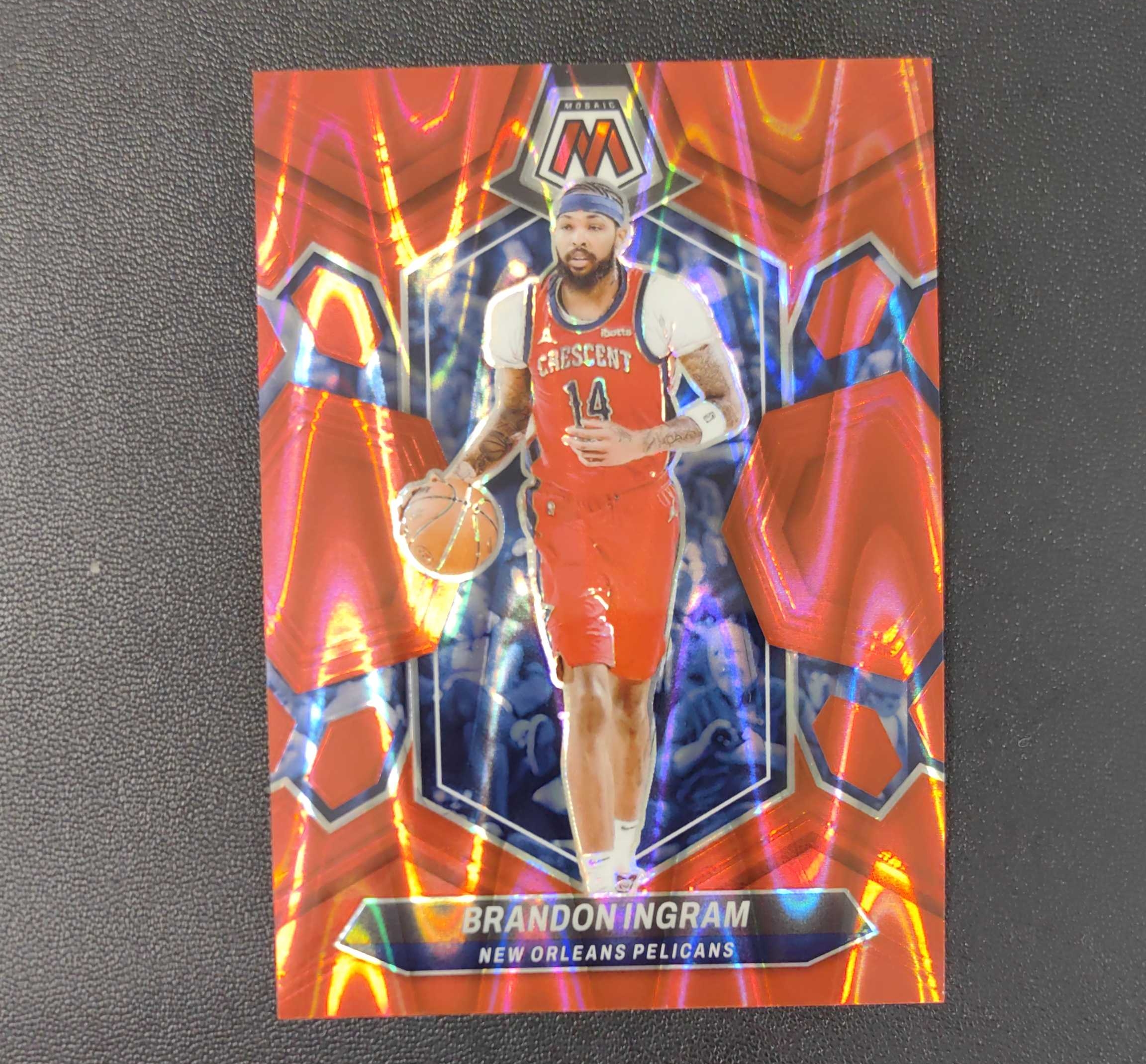 2023-24 Panini Mosaic Brandon Ingram 布兰登 英格拉姆 马赛克 红水波纹折 299编 鹈鹕队 东契奇 sga 库里 文班亚马 詹姆斯 多张再拍