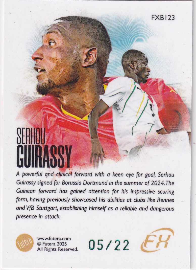 【thebighit】不累计004.2025 Futera FX 福特拉 法国 塞罗·吉拉西 22编