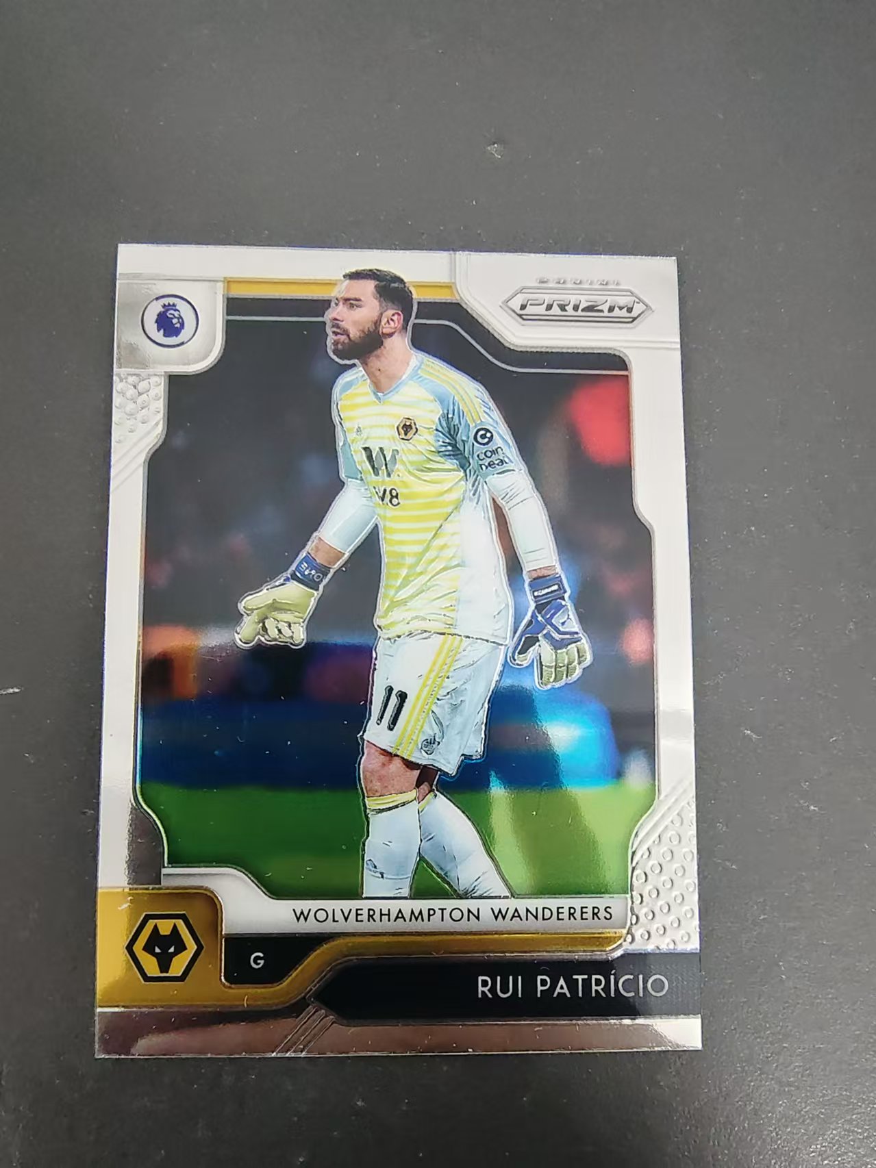 【汽水拍卖】2019-20 Panini Prizm Rui patricio 英超 pz 狼队 帕特里西奥  base 划痕 边角微瑕 品控慎拍 #168