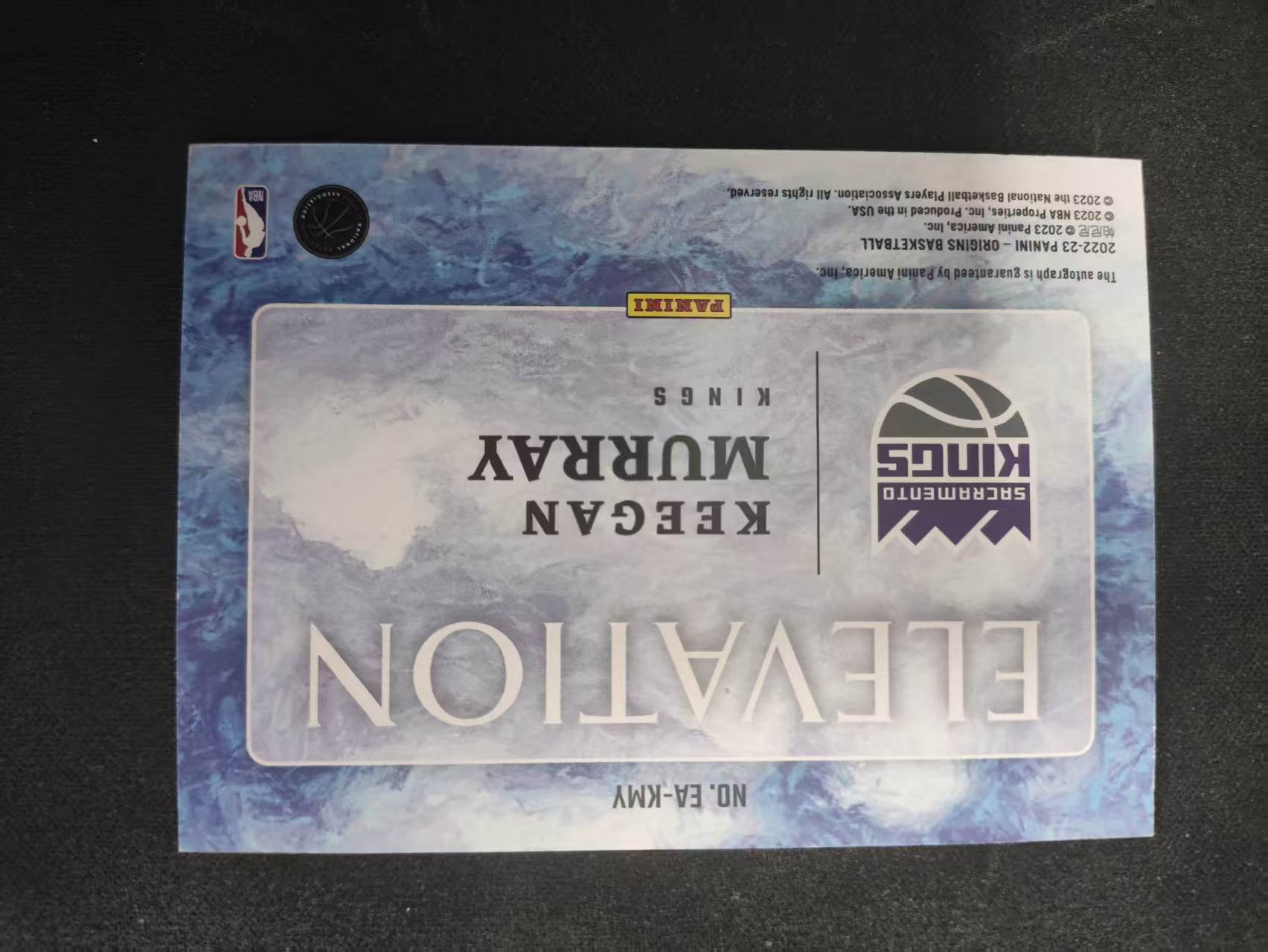 2022-23 Panini Origins Keegan Murray RC 起源 基根穆雷 Elevation 飞升签字 卡签 新秀RC 01/99编 首编 国王 卡品如图 收藏必备