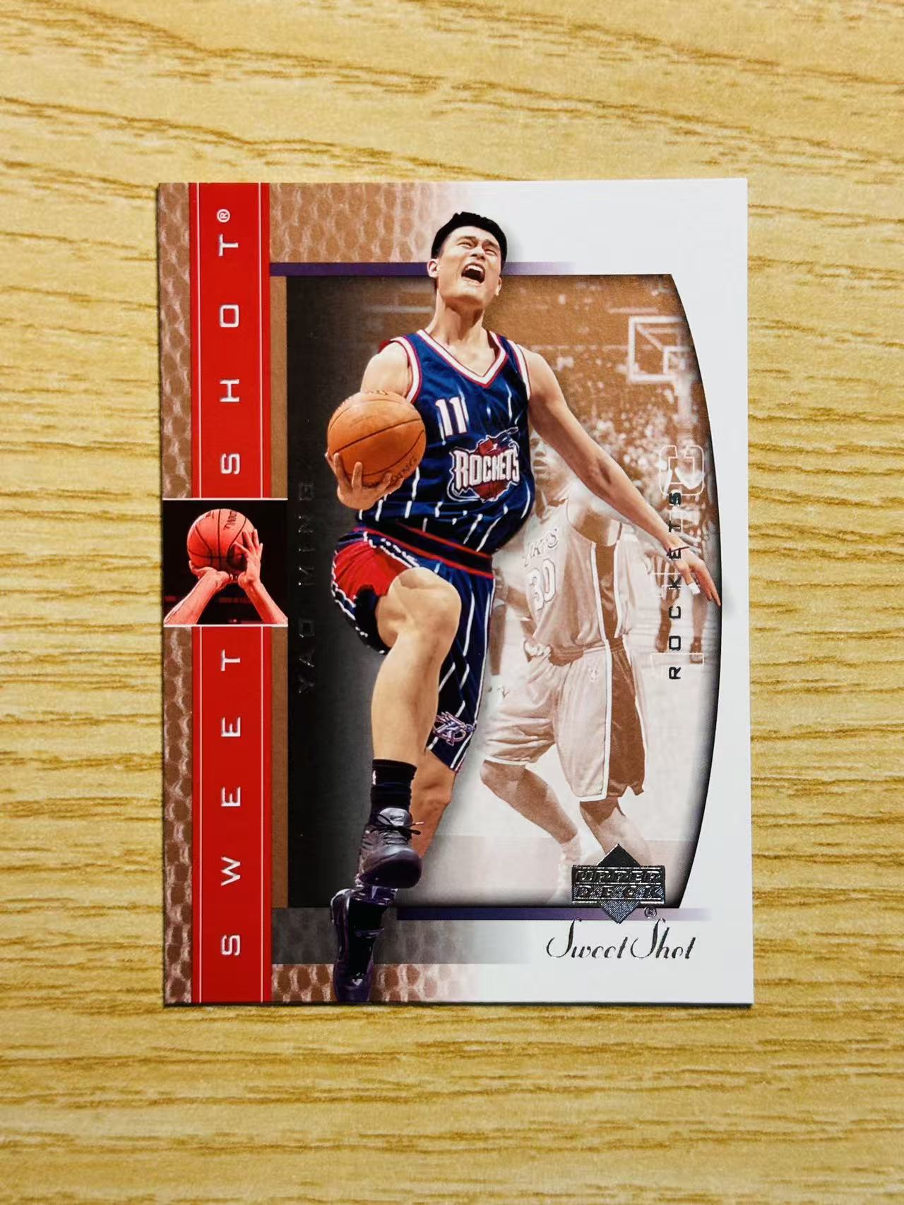 2003 Upper Deck nba Yao Ming 嘿嘿代卖 银标UD 老卡 老特 新秀次年 姚明 小巨人 特卡 火箭 收藏必备