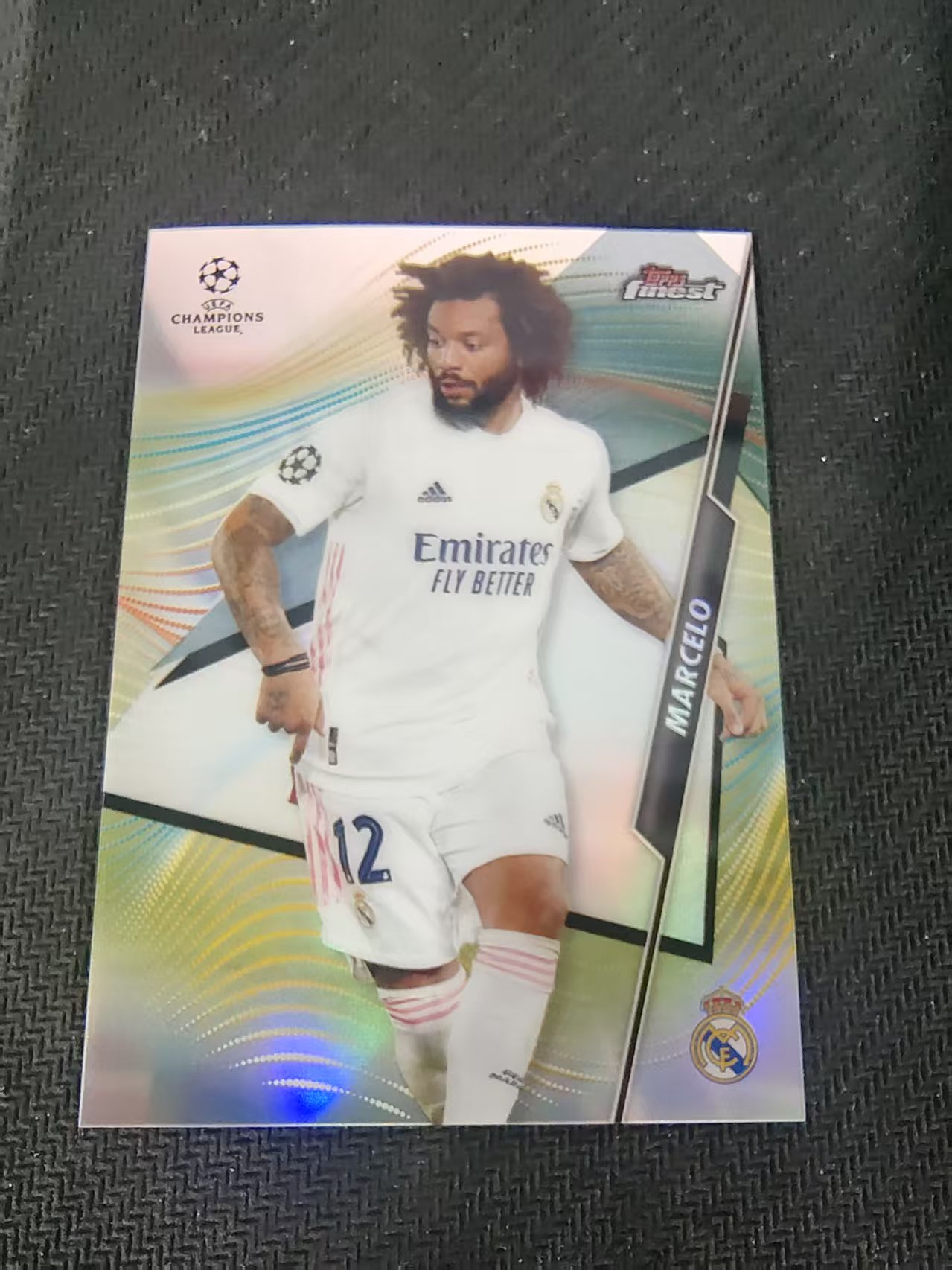 【可合并,不累计】2021 Topps Finest Marcelo 欧冠 马塞洛 皇马 皇家马德里 银折 #96