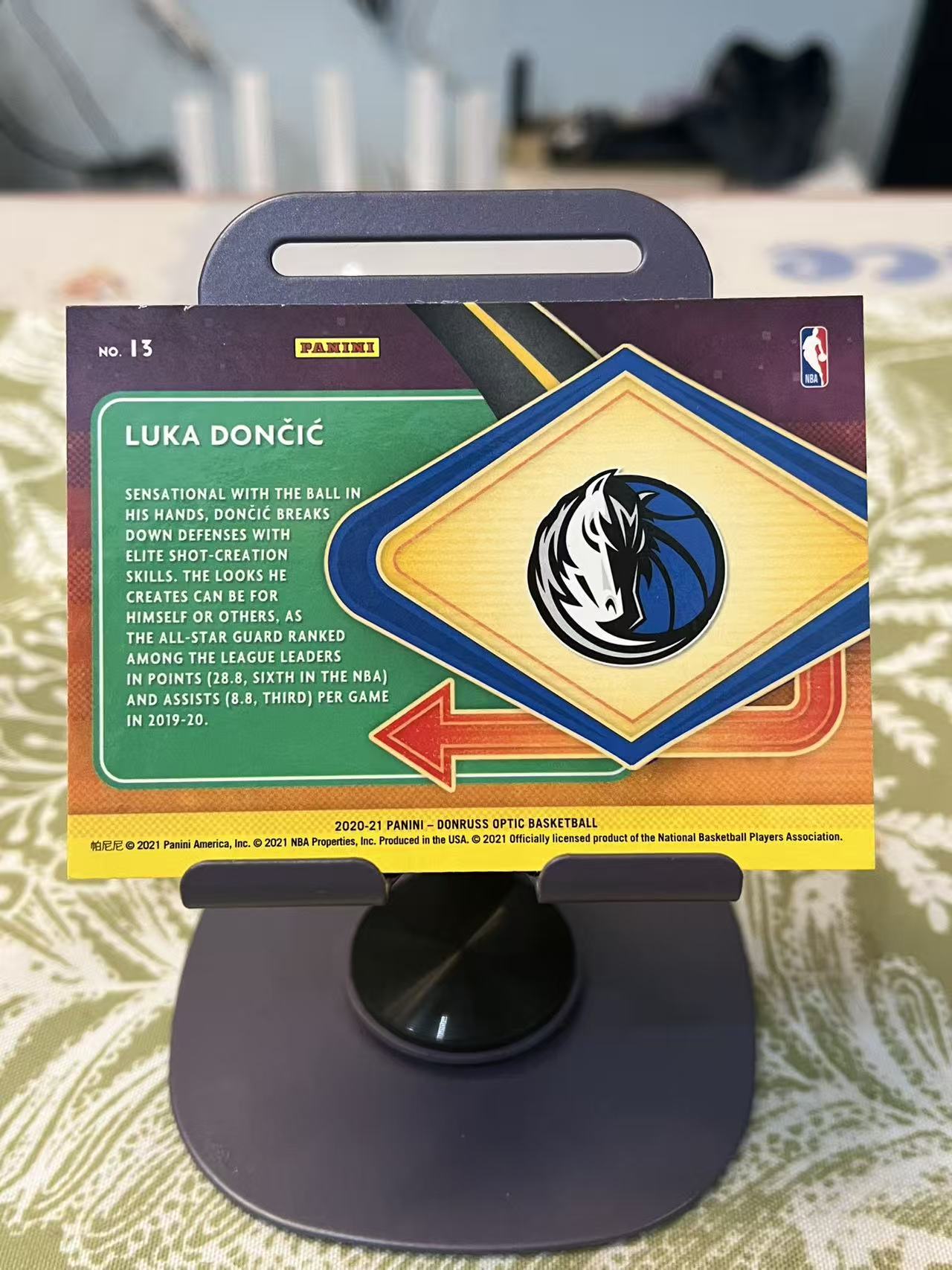 2020-21 Panini Donruss Optic Luka Doncic 卢卡 东契奇 【EXPRESS LANE 快车道特卡 杜蕾斯】 独行侠 湖人 #506