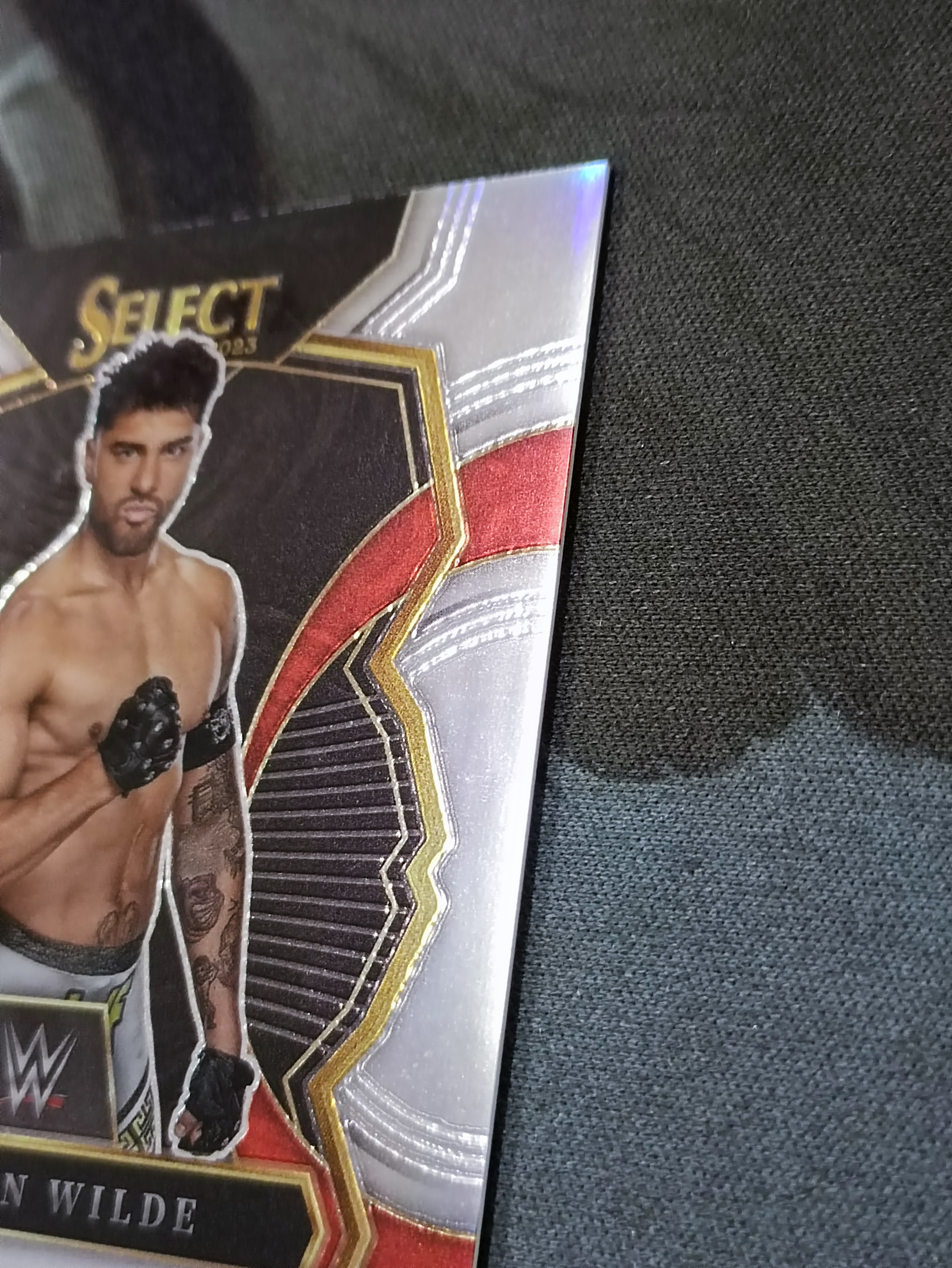 2023 Panini Select WWE Joaquin Wilde 华金 怀德 银折签 亲笔签名签字 WWE 职业摔角(品墨见大图微瑕)《苏州卡通》J【ANDY】