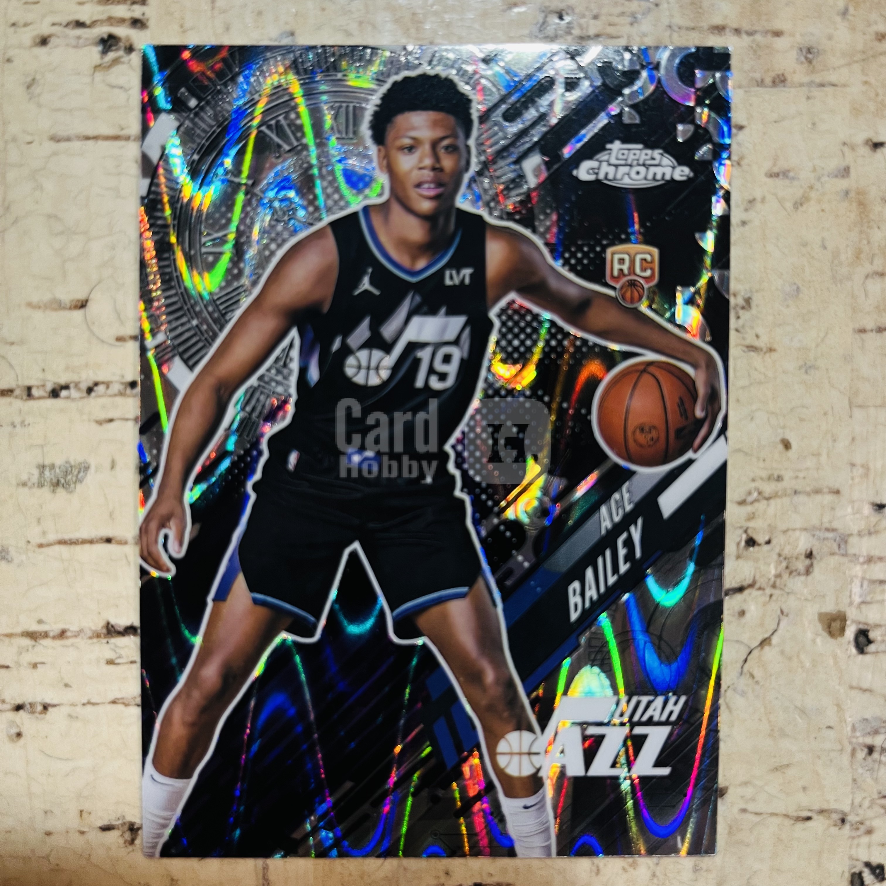 2025-26 Topps Chrome ACE Bailey RC 新秀 爵士 艾斯 贝利 熔岩折 变形虫折 go time 关键时刻 特卡【小卡迷拍卖 可累积半年】