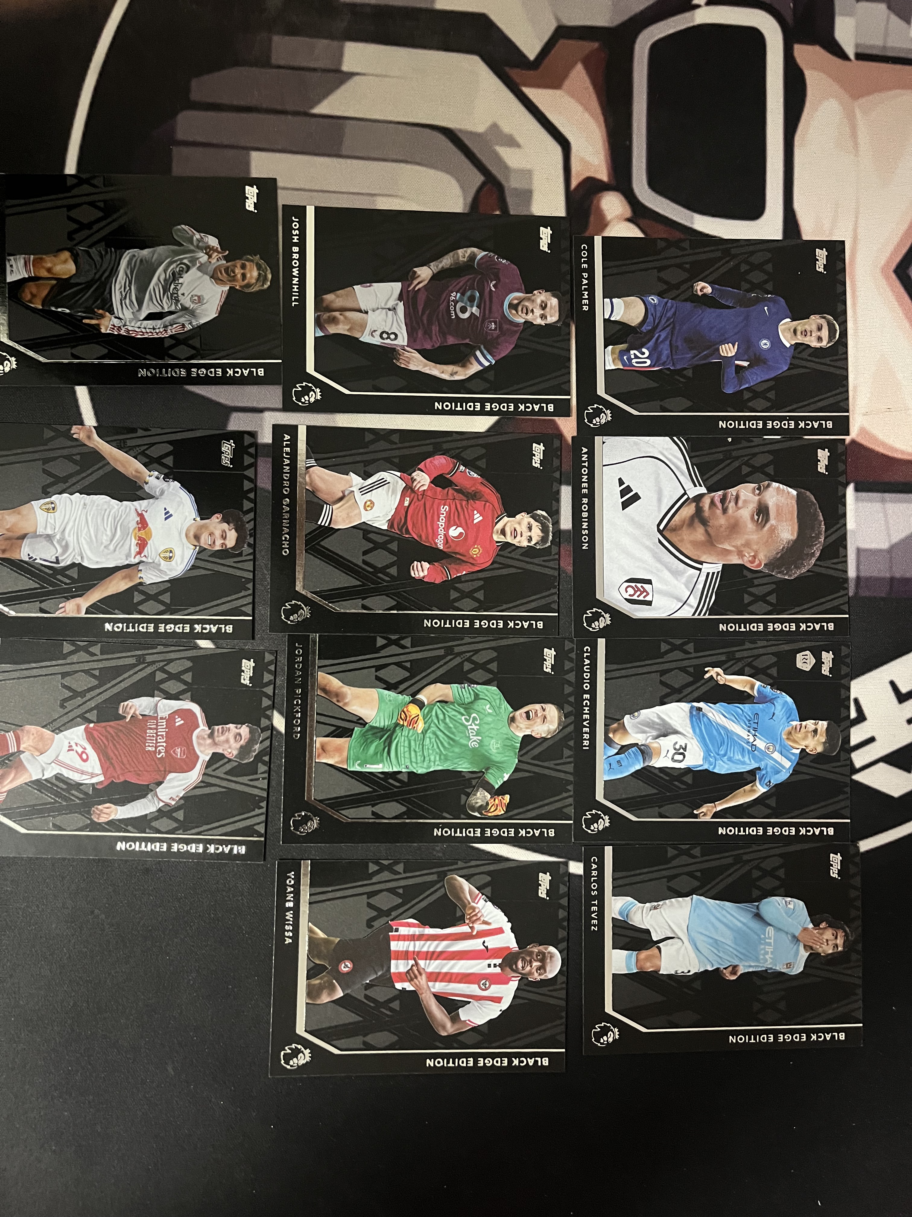 2025 Topps Premier Cole Palmer 英超 帕尔莫+巨星黑边折特卡 lot 共计11张 不保卡品 卡品如图 只合并当日订单【金叔代拍梦近】