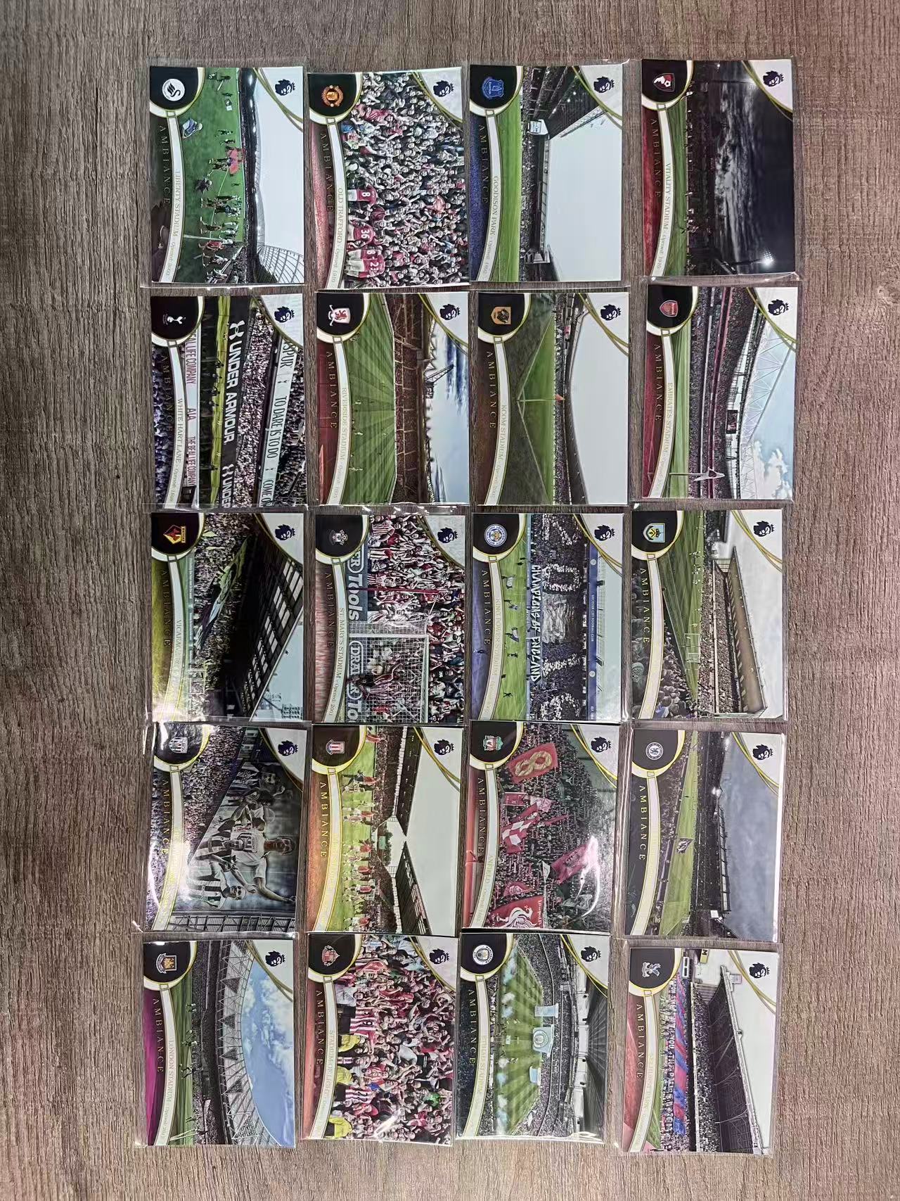 2016 Topps 球场 打包 【#坚持自律】英超 元年 阿森纳 热刺 切尔西 利物浦 曼城 斯坦福桥球场 安菲尔德球场 伊蒂哈德球场 温布利球场 1-20一整套打包出售 卡品如图【台风代拍】