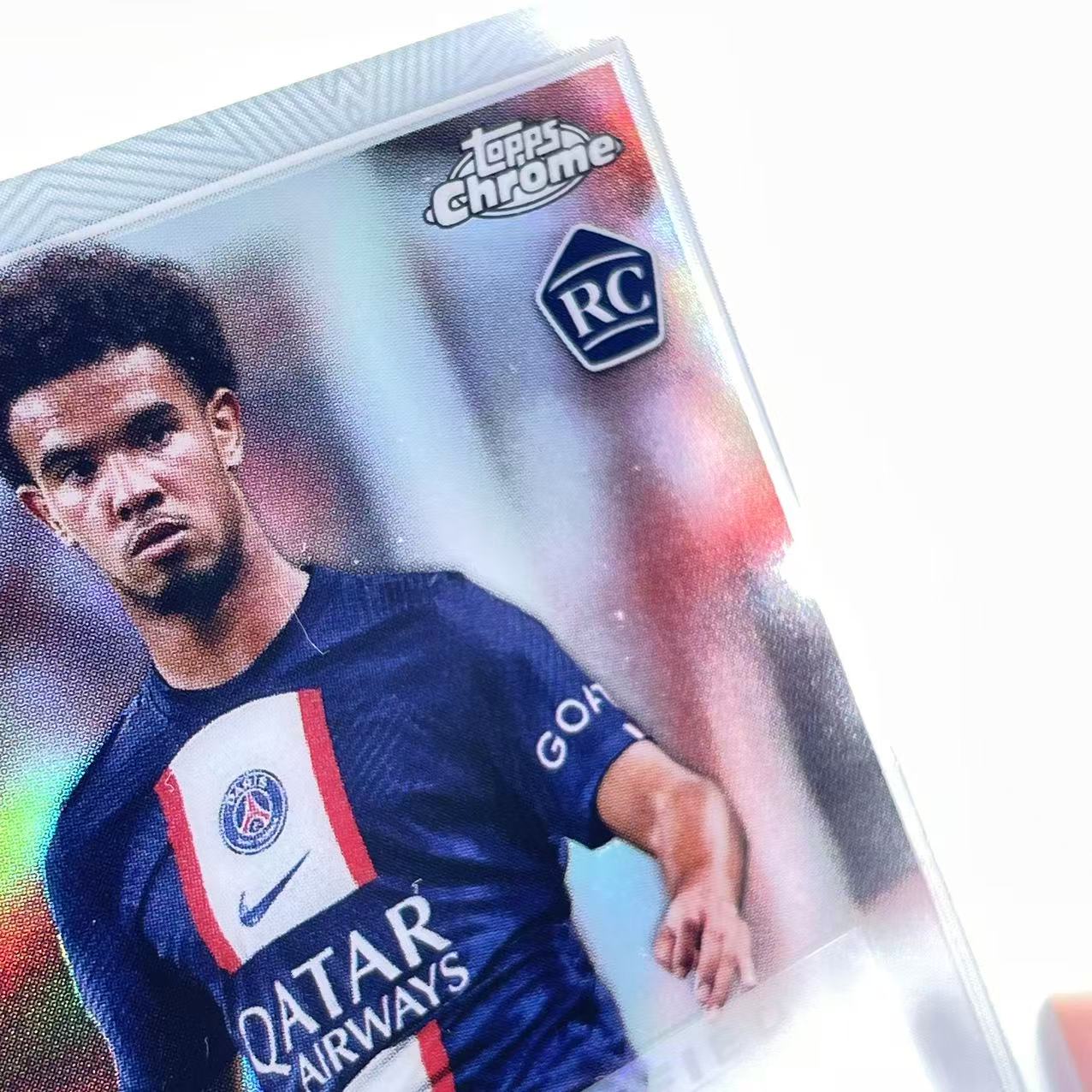 Carte Collection Topps Chrome PSG 2023 - Zaire-Emery RC Superfractor 1/1 Auto - Near Mint