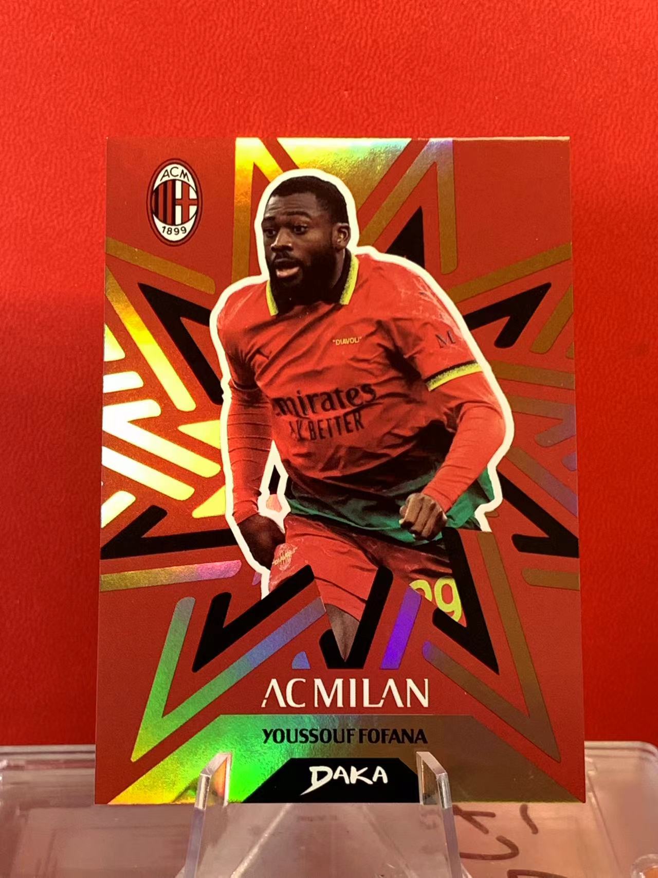 (詹叔代拍)2025 DAKA AC Milan Fofana ac米兰 队盒 福法纳 16/25编 折射 卡品如图 顺丰寄付 i3