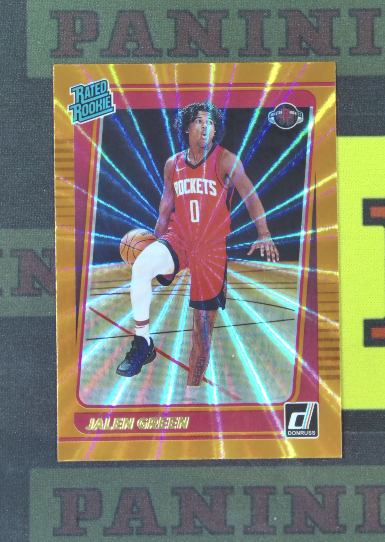 2021-22 Panini Donruss Jalen Green RC Nirvana Project 杰伦 格林 火箭 新秀 橙佛光 折射 杜蕾斯 卡品如图 收藏必备 zz001