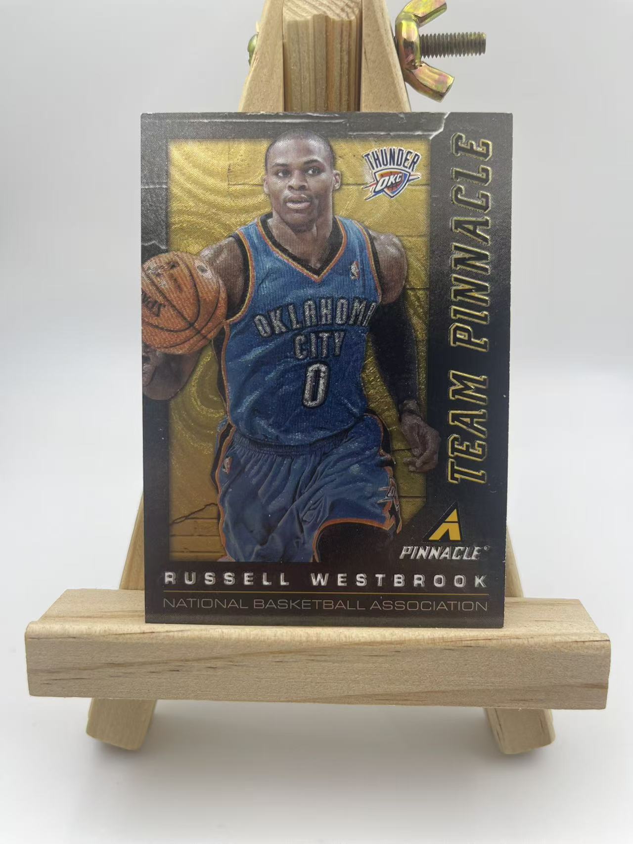 2013-14 Panini Pinnacle Russell Westbrook 威少 威斯布鲁克 托尼 帕克 法国跑车 流沙磨砂 名人堂球员 双人特卡 巅峰 折射