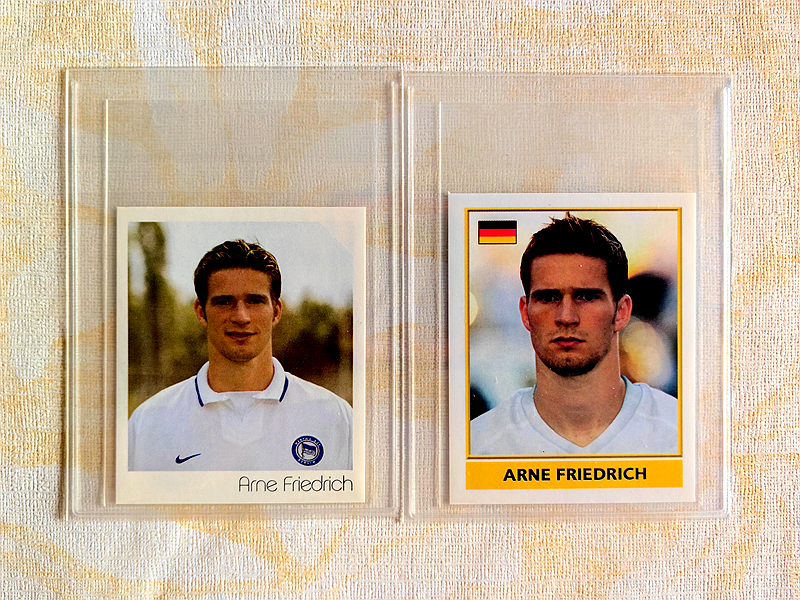 2003-04 德甲 贴纸 梅林 Arne Friedrich 弗里德里希 两张新秀 RC 后防实力派 德国 柏林赫塔 名宿 专收必备