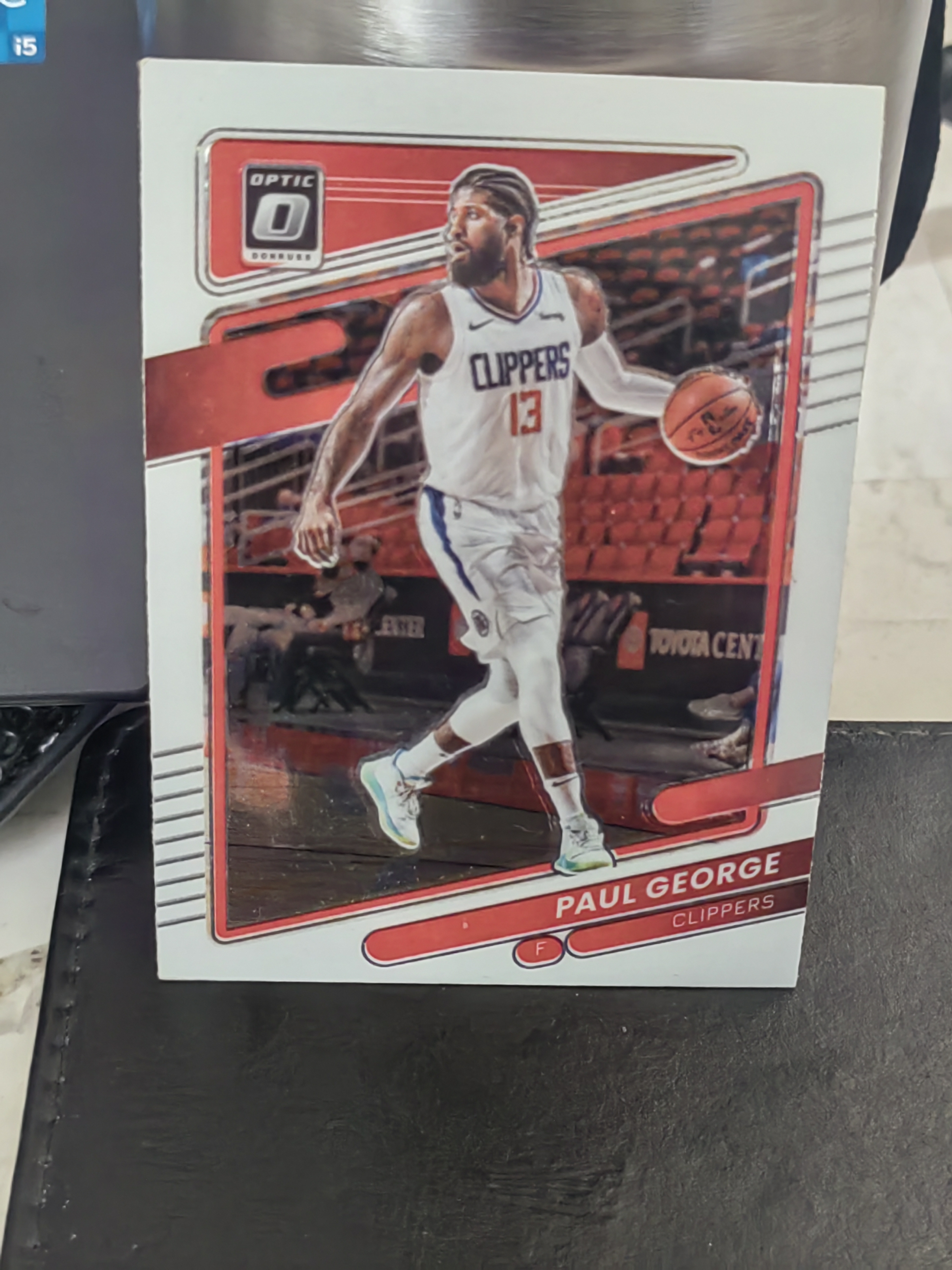 2021-22 Panini Donruss Optic Paul George OP 保罗乔治 快船 篮 白边白角 不保卡品 卡品如图