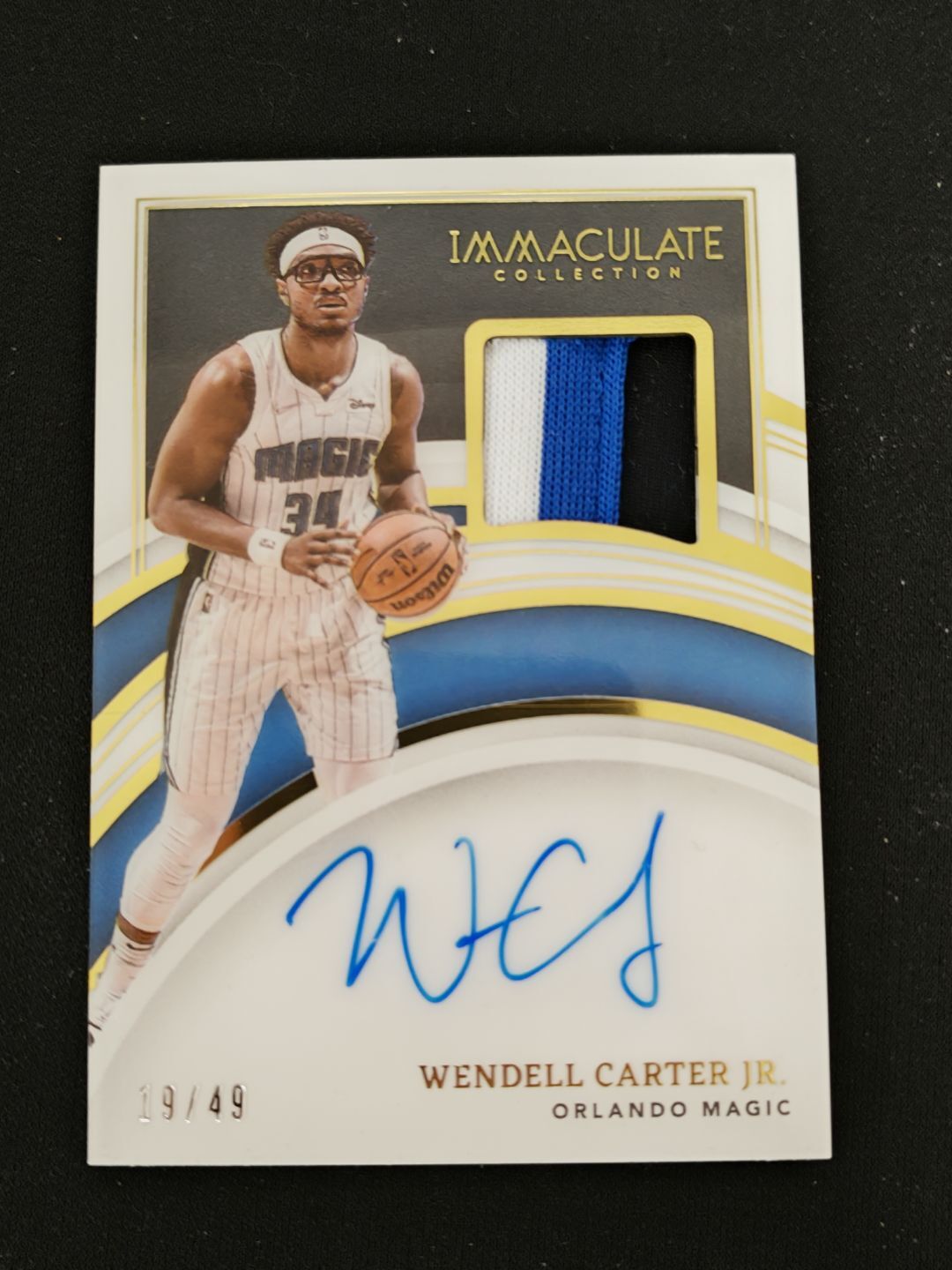 【大树营免费代卖】Basketball 温德尔 卡特 Wendell Carter IMM 卡签 签字 49编 暴力切割 美职篮 非常好看 值得收藏 瑕疵如图 #chuan