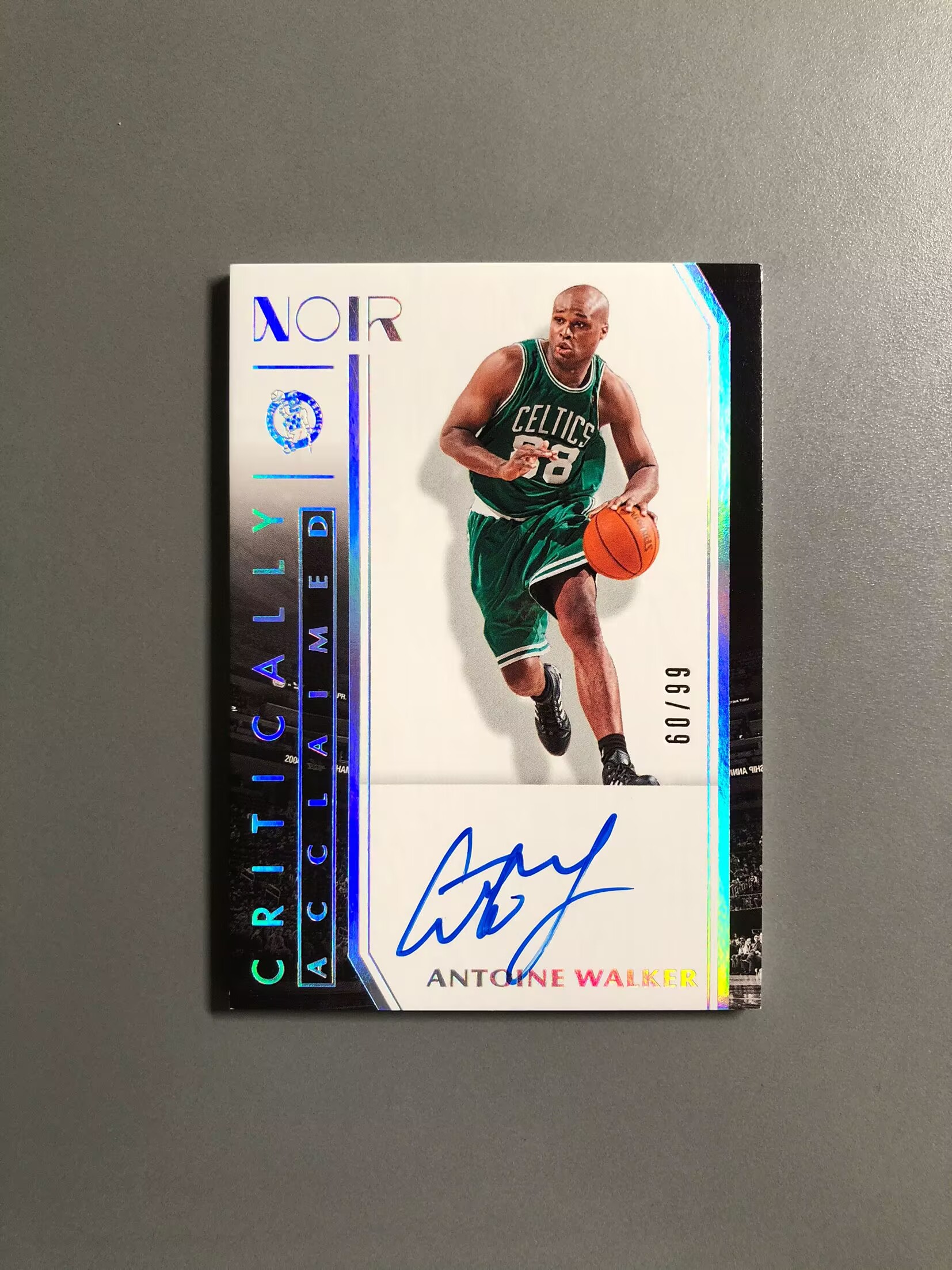 2019-20 Panini Noir Antoine Walker 安托万·沃克 凯尔特人 签字 卡签 Acclaimed 99编 实卡好看 卡品如图 可累计 FT010【诚接代卖】