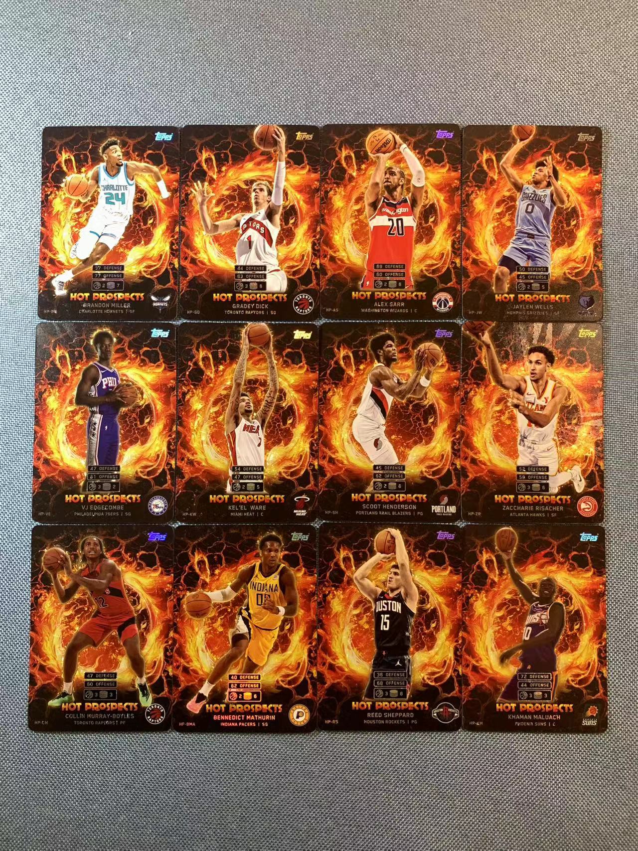 (詹叔代拍)2025-26 topps attax 游戏版 卡游联名 谢泼德 科林斯 弗拉格 约翰逊 汤普森等 特卡 折射 特卡 折射 一图多张打包 顺丰寄付 i3