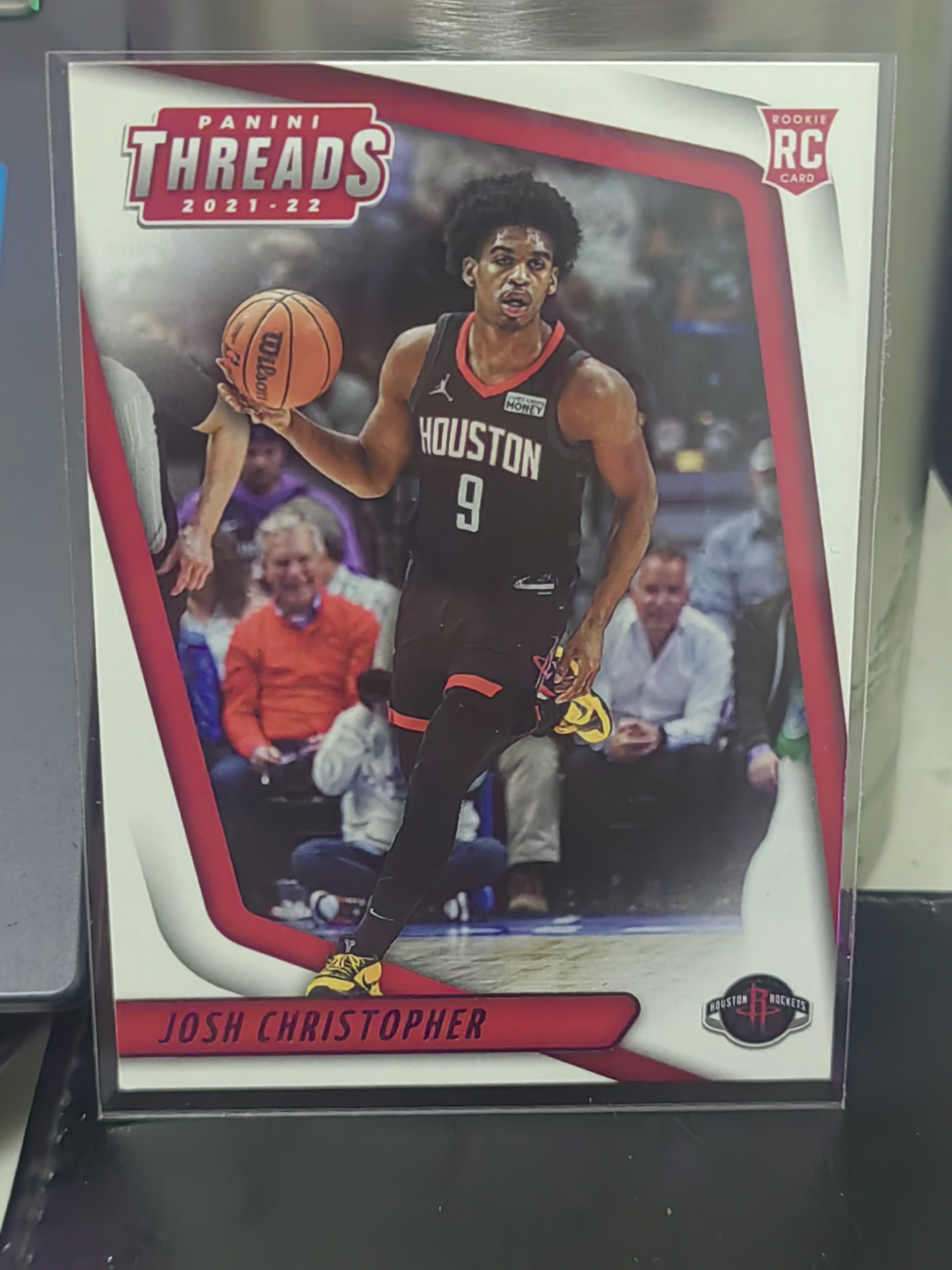 2021-22 Panini Threads Josh Christopher RC 小背心 新秀 约什克里斯托弗篮 火箭 白边白角 不保卡品 卡品如图