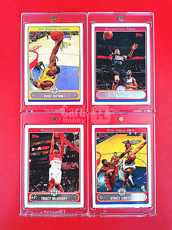 2006-07 USA TOPPS 科比/艾弗森/麦迪/卡特 (( 四大分卫 最经典的卡种之一 )) (4张一起)