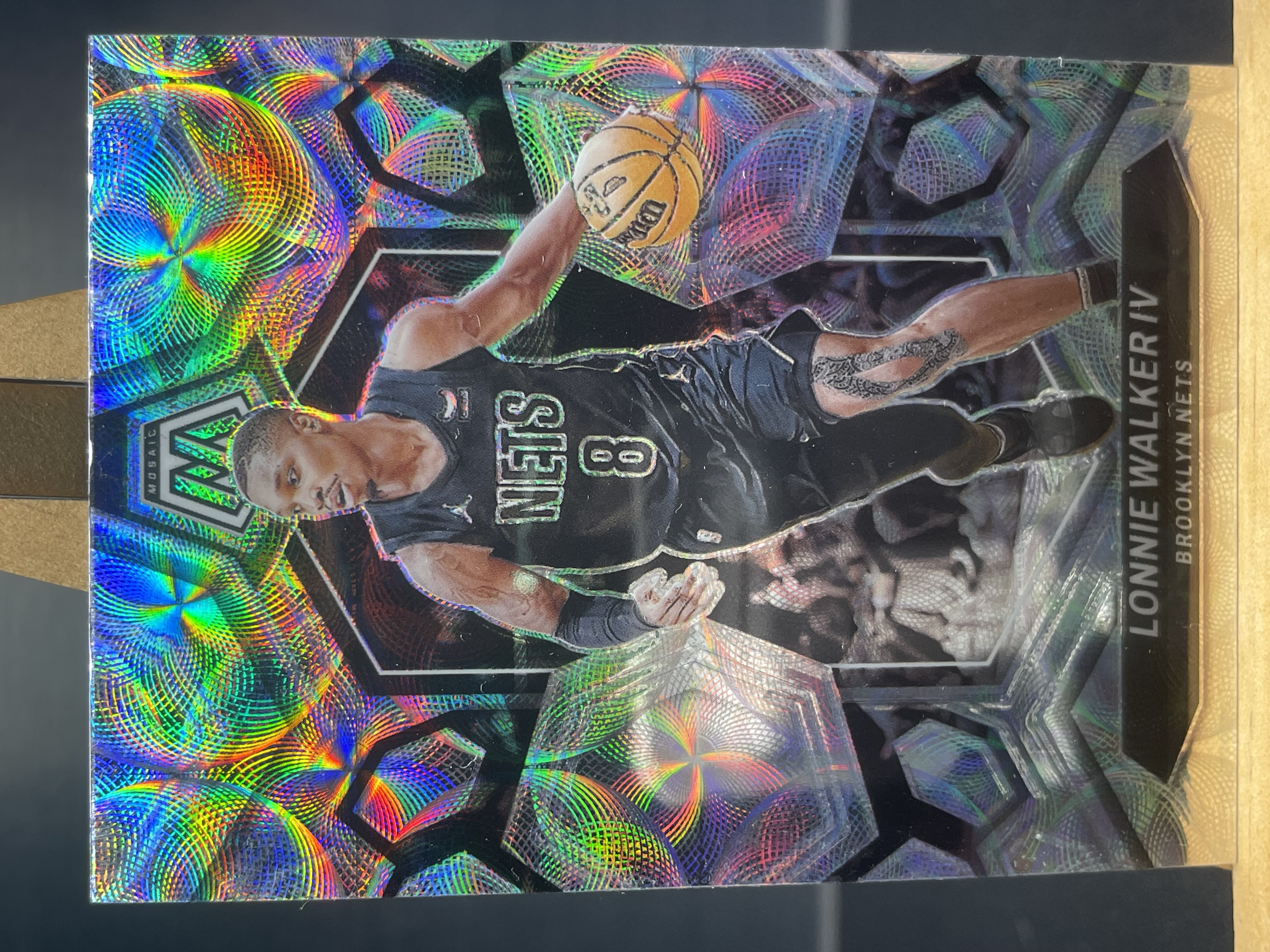 (B3) 2023-24 PANINI 马赛克系列 折射  朗尼 沃克四世 篮网  近期大热球星  收藏凑套必备 卡品如图！！！