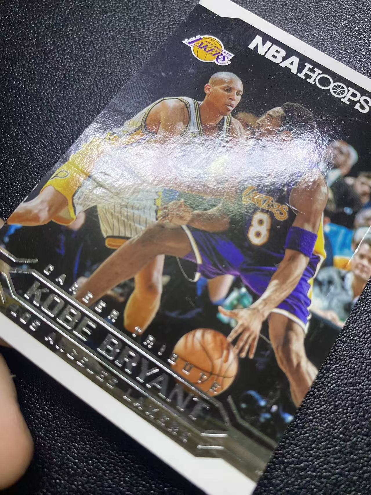 2017-18 Panini Hoops Kobe Bryant 湖人 名宿 科比 布莱恩特 2000总决赛对位米勒 特卡 瑕疵卡品如图 值得收藏 dm