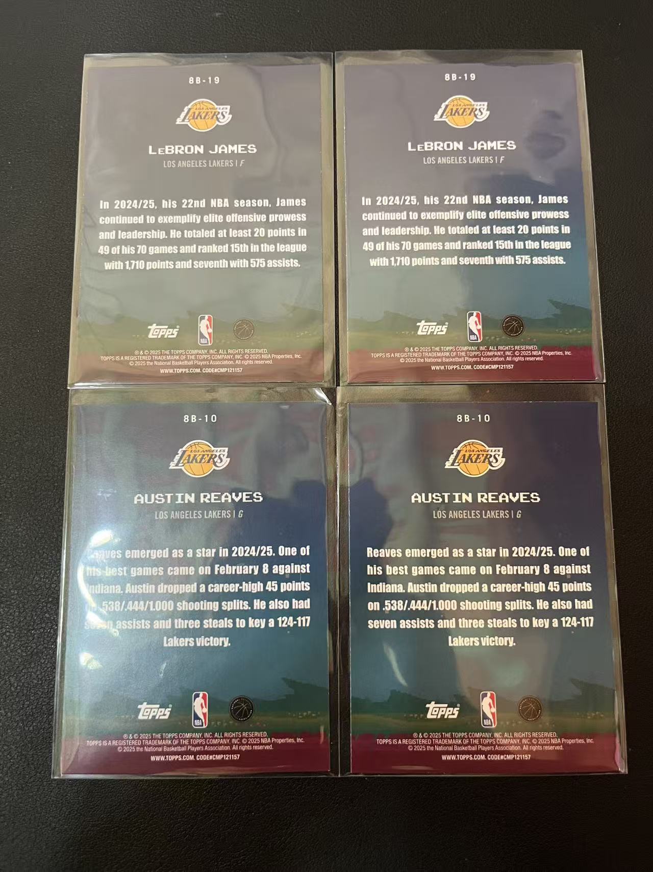 2025 Topps Flagship LeBron James 湖人 勒布朗 詹姆斯 里弗斯 8-Bit 像素 特卡 卡品如图 龙龙龙