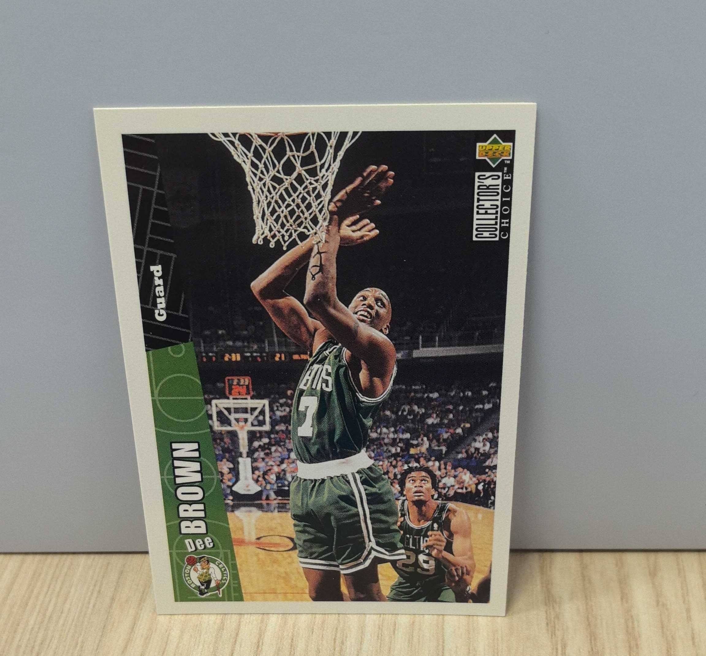 1996-97 Upper Deck Collector's Choice Dee Brown 迪·布朗 凯尔特人效力八个赛季 1991年扣篮大赛冠军 硬通货 极具收藏价值