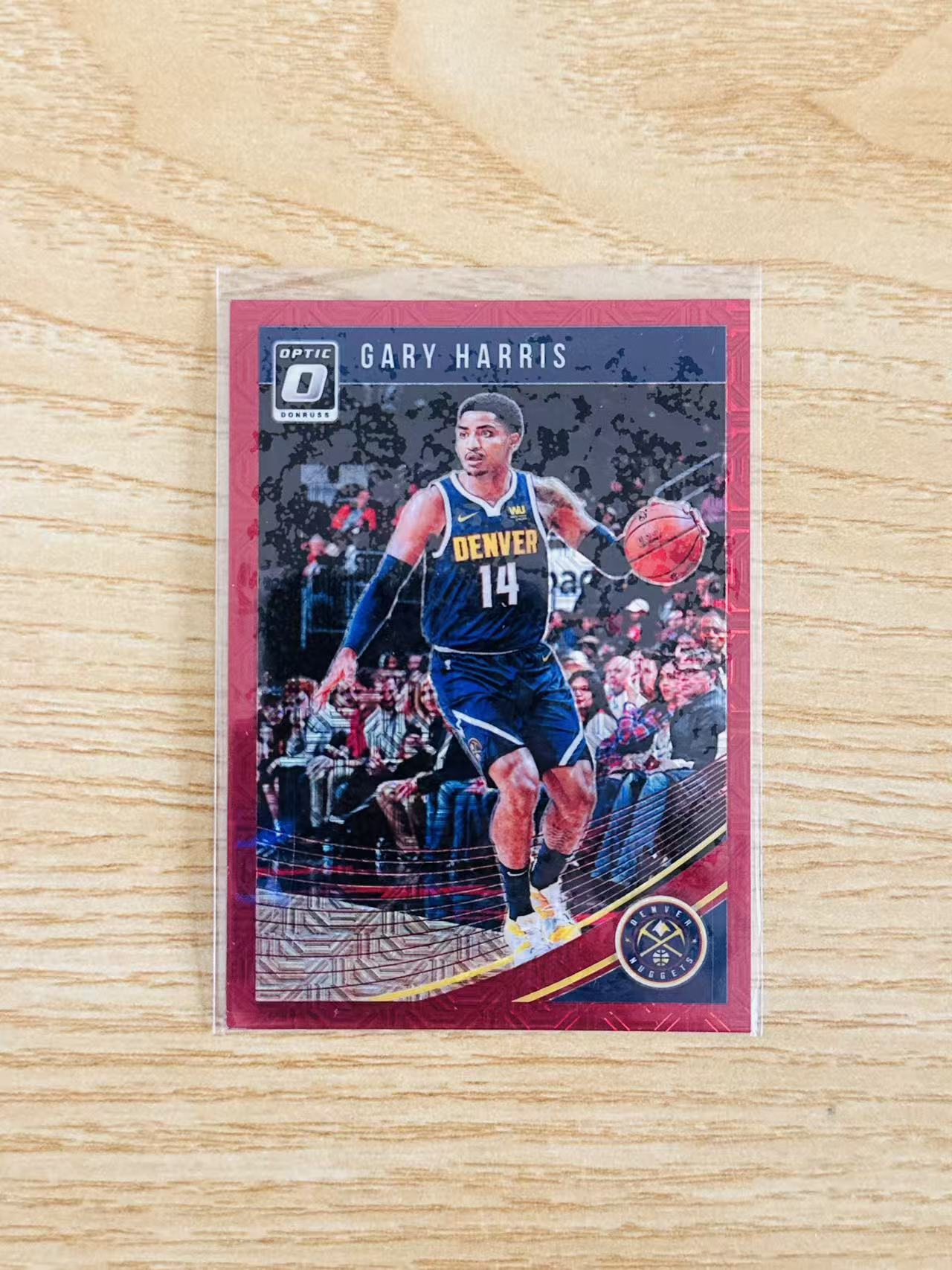 2018-19 Panini Donruss Gary Harris 杜蕾斯 optic 加里 哈里斯 红MOJO折 88编 掘金 收藏必备