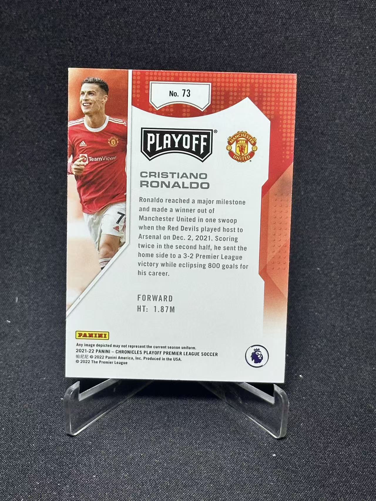 2021-22 Panini Chronicles Cristiano Ronaldo 【哆哆卡社】克里斯蒂亚诺·罗纳尔多 曼联 英超传奇锋霸 卡品如图