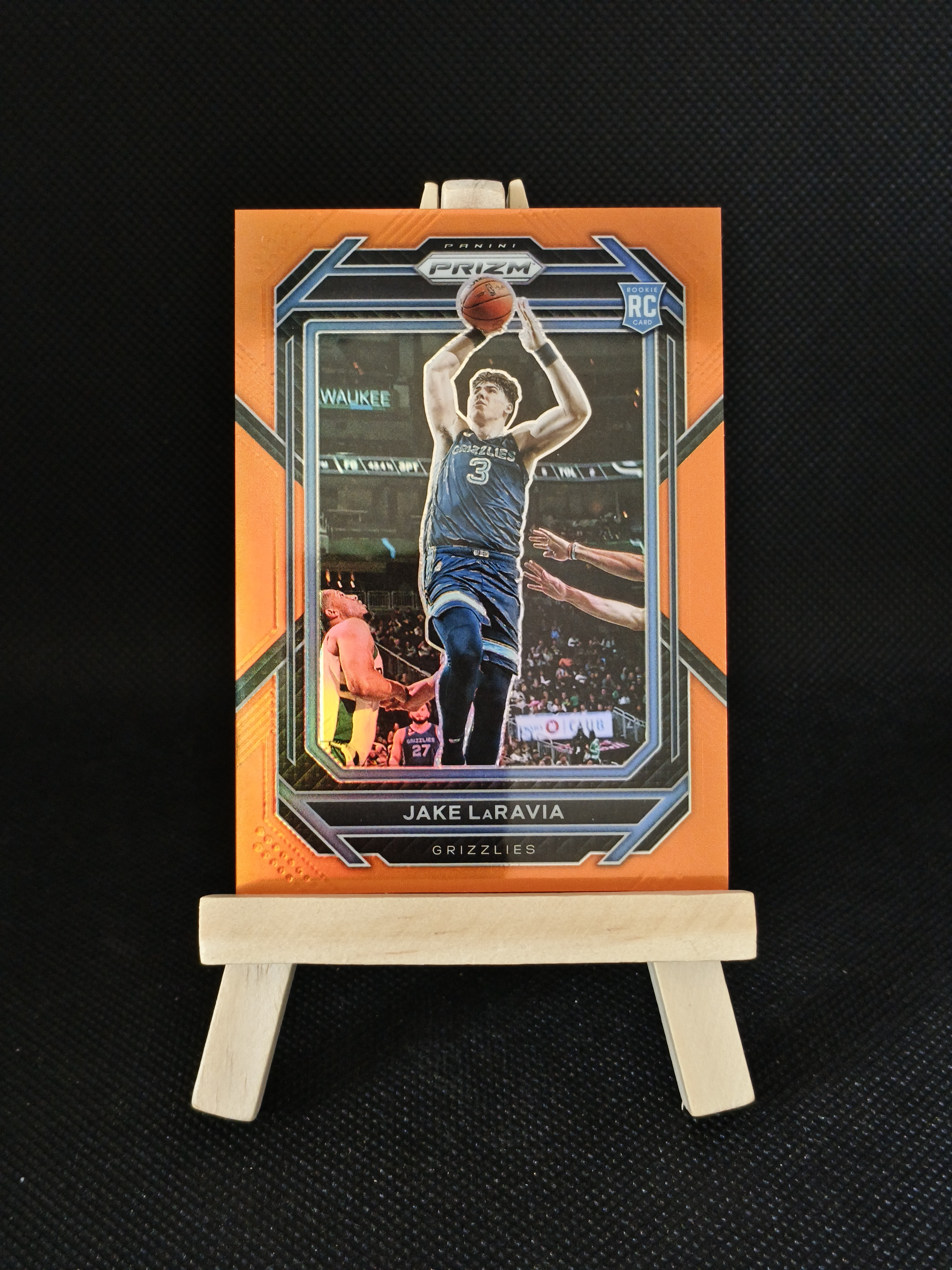 2022-23 Panini Prizm Jake LaRavia RC 杰克 拉拉维亚 灰熊 国王 湖人 新秀 49编 orange 橙折 折射卡 未来可期 东契奇詹姆斯里弗斯队友 投资收藏必备