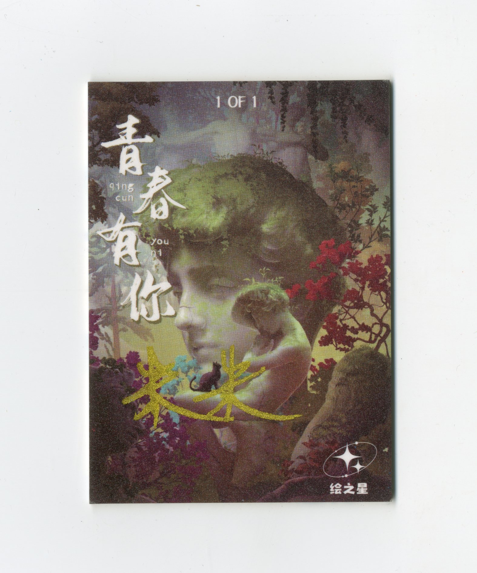 【Jackie杰基拍卖】绘之星工作室 五大神兽 手绘卡 1/1 画师: 米米(灯塔)