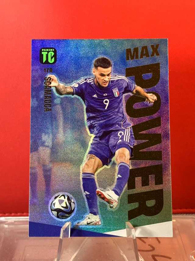 （老末精品代拍) E07 2000 Panini Top Class Gianluca Scamacca 吉安卢卡斯卡马卡 萨索洛 意大利🇮🇹  Max Power 特卡 TC  银折  顺丰寄付