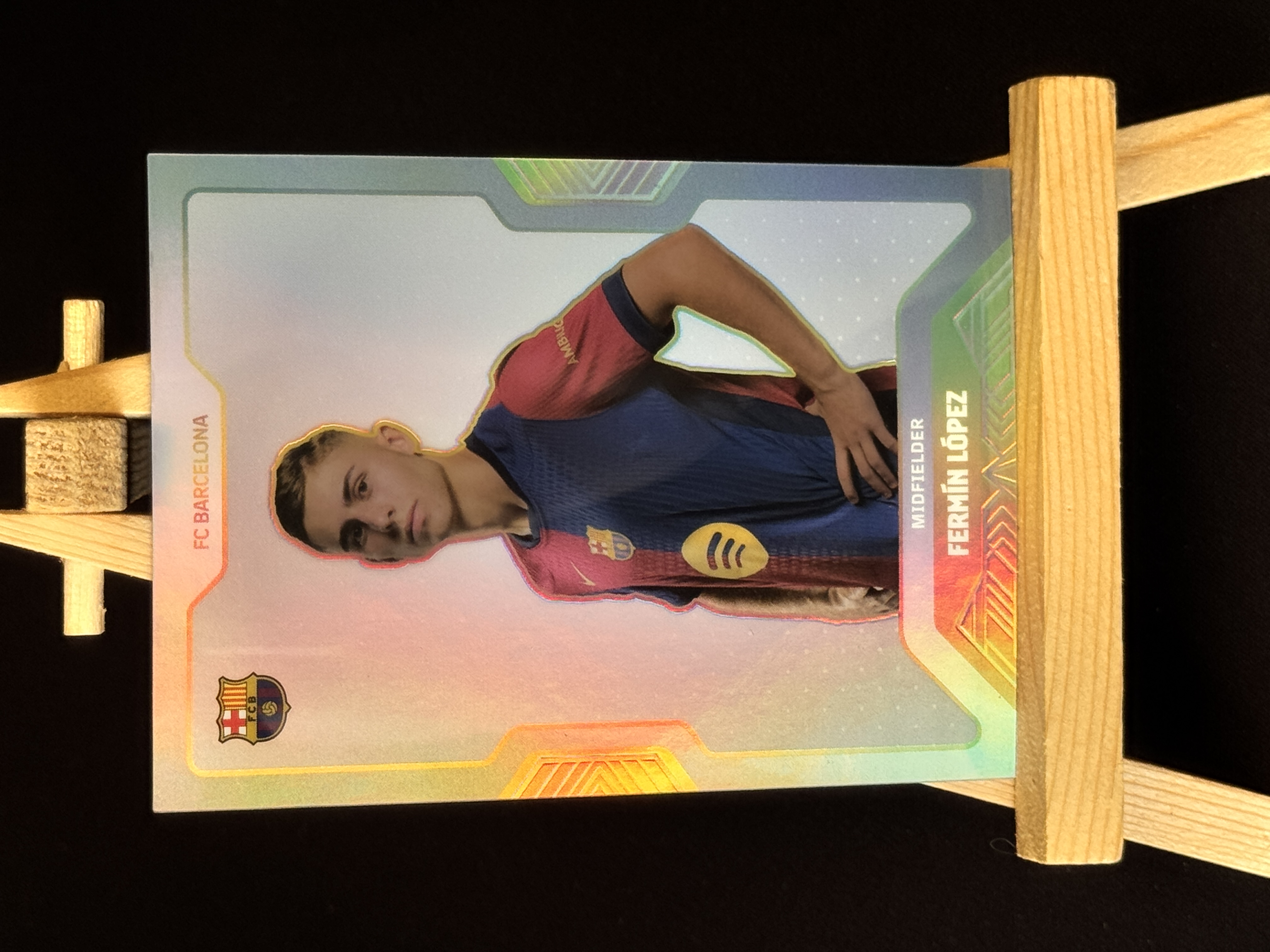 2024-25 ELeven Card Barcelona Team Set Fermín López 巴塞罗那 费尔明 洛佩斯 定妆照 折射 特卡 银折 卡品如图 收藏必备 【星爷代拍】 A2