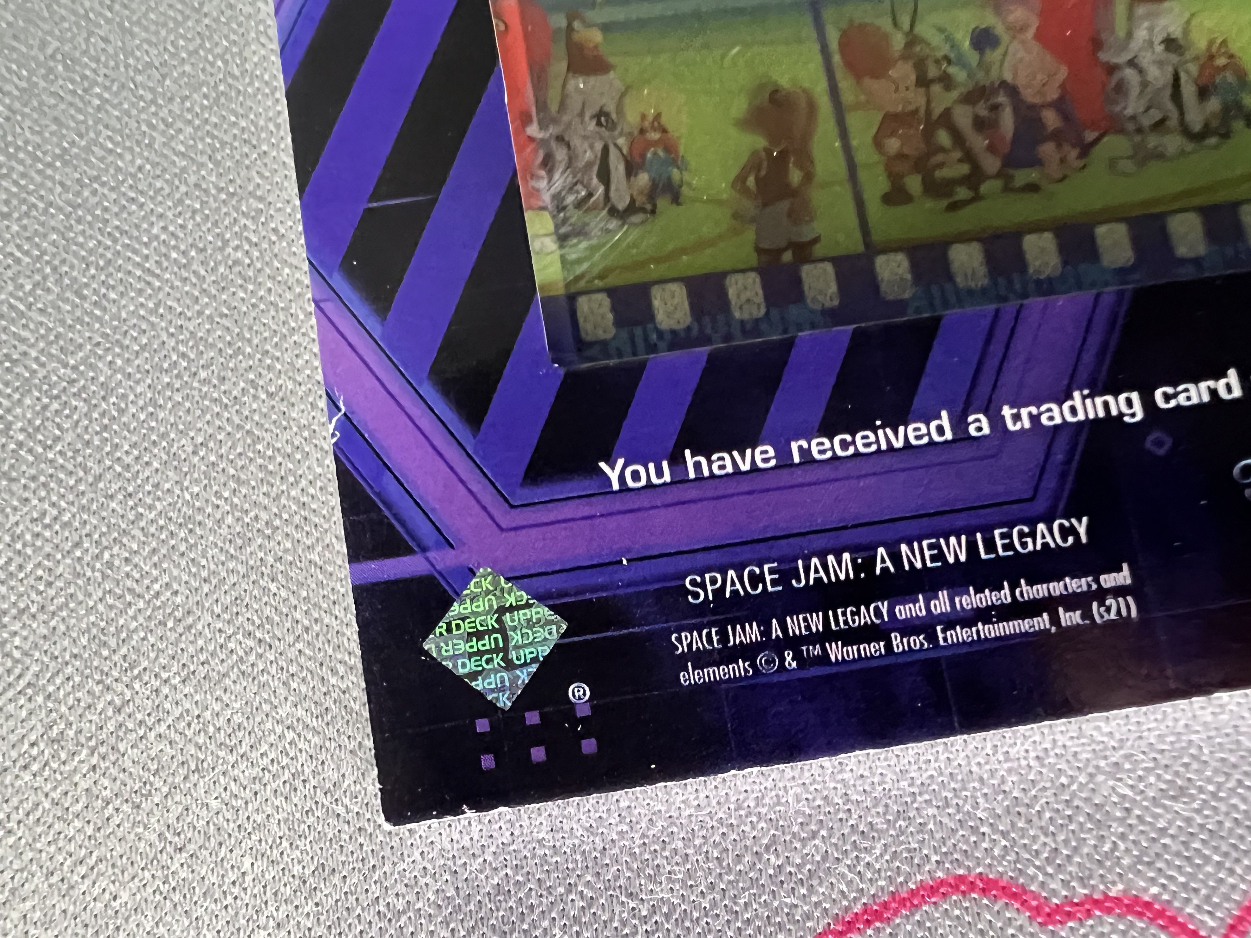 2021 Upper Deck Space Jam Taz 【卡域代卖】空中大灌篮 New Legacy Film Cels 胶片卡 实卡美 华纳知名IP 大嘴怪 微瑕如图(阿里)