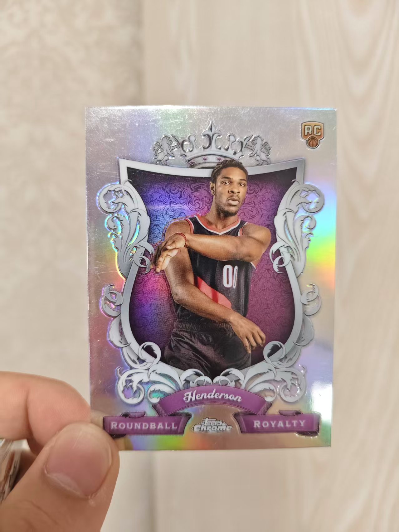 2024 Topps Scoot Henderson【阿泽代卖】开拓者 新秀 RC 斯库特 亨德森 折射 银折 皇室特卡 未来联盟门面 选图巨帅 专收必备 划痕如图 介意勿拍