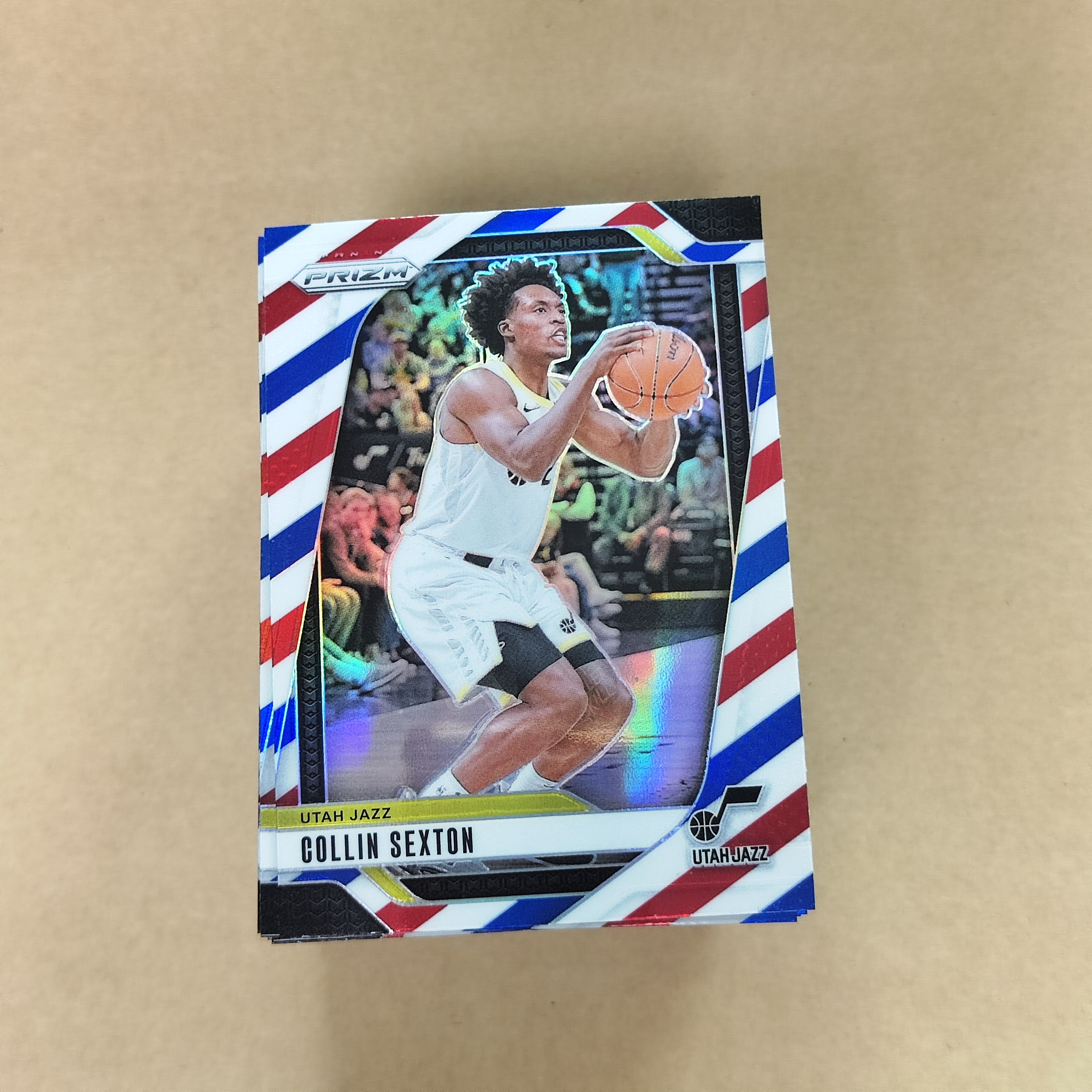 2024-25 【HADE拍卖-手续费0％】 prizm Collin Sexton 塞克斯顿   三色折  单卡base 卡品如图ZKB50