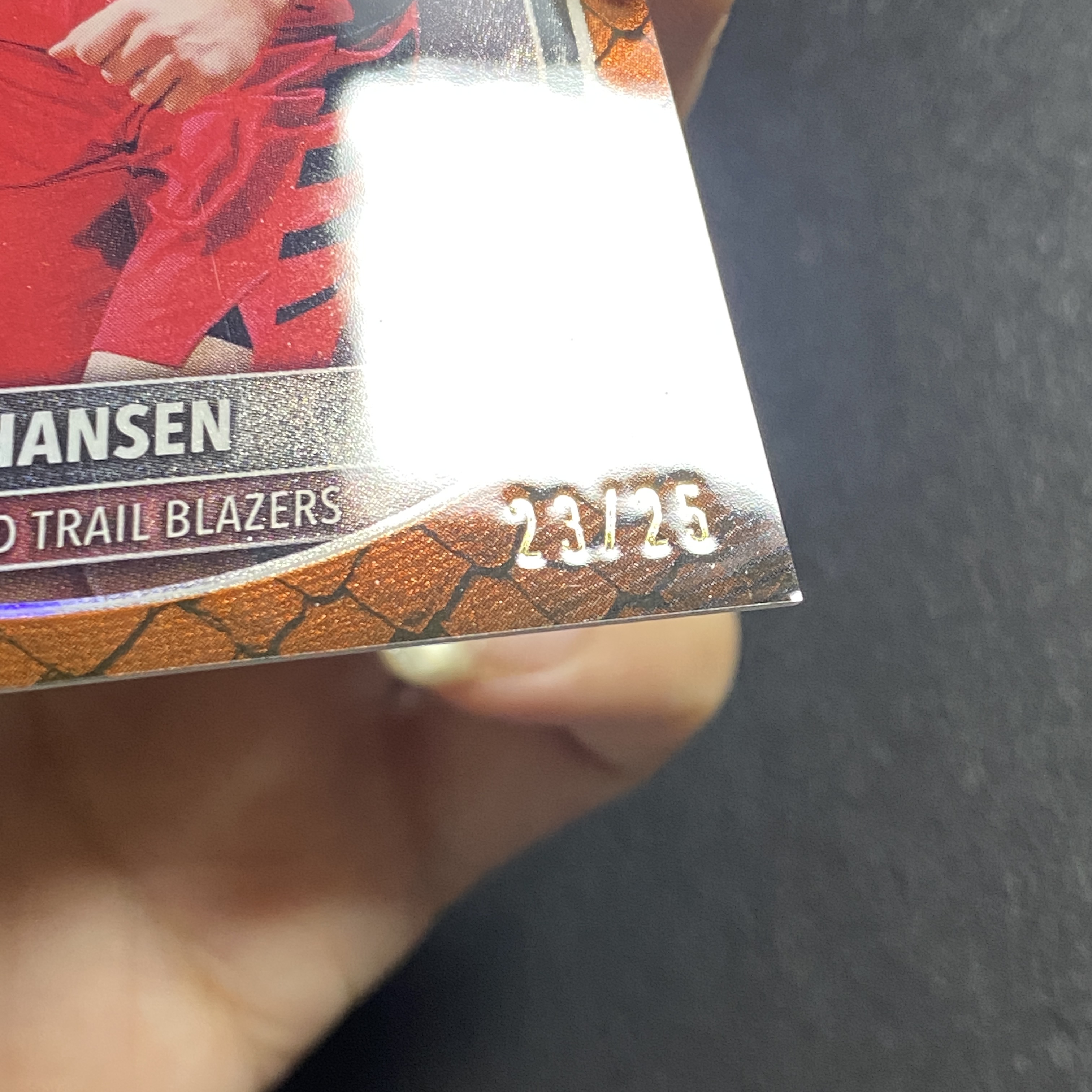 【伦子】2026 TOPPS CHROME BOWMAN RC 新秀 开拓者 杨瀚森 23/25编 爬虫折射 正base 瑕疵见图 SAMM-03