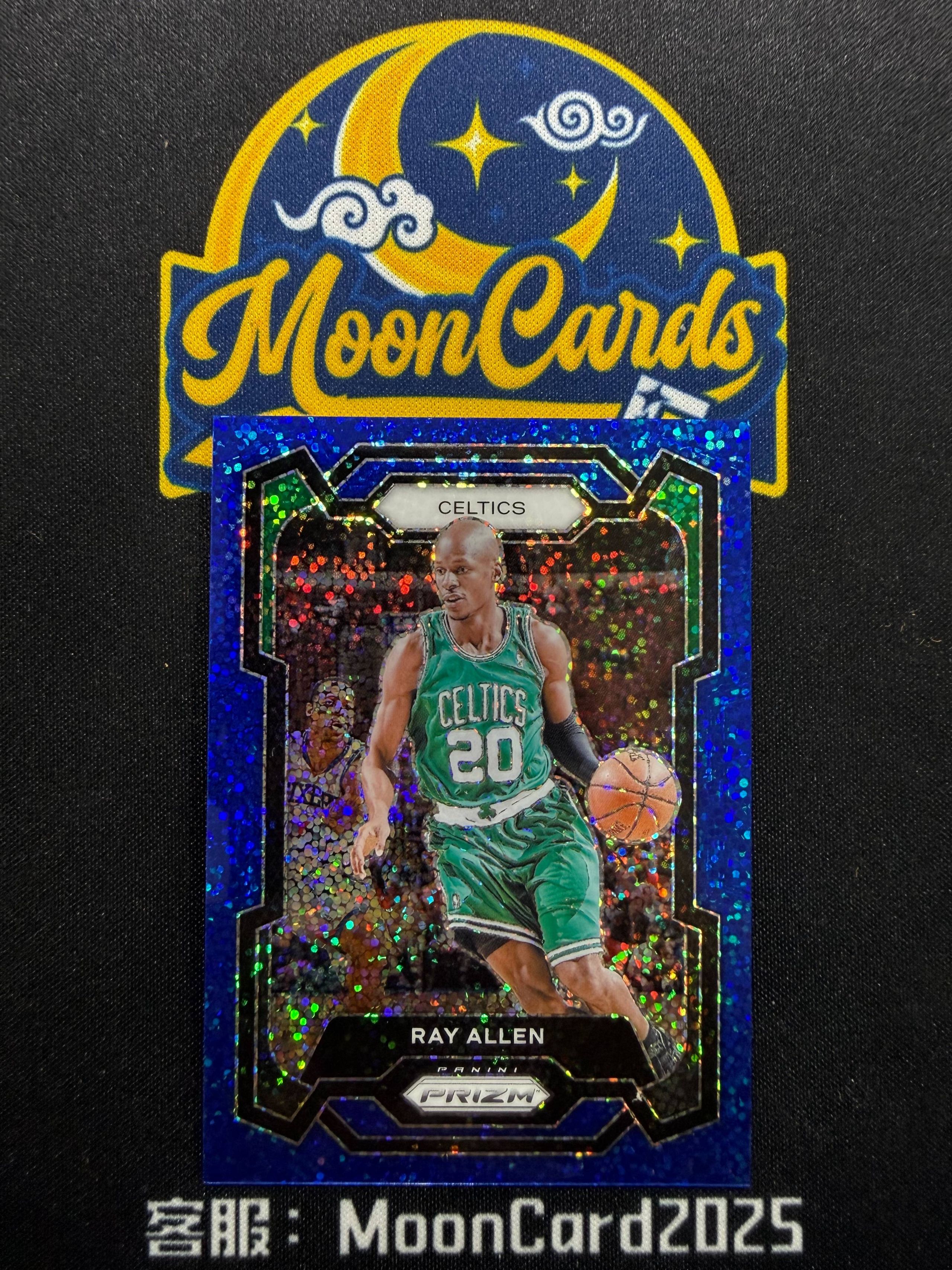 【梦卡拍卖】 2023-24 Panini Prizm Ray Allen 雷 阿伦 热火 凯尔特人 雄鹿 PZ 144编 折射 蓝闪折 积分包 细节如图 #Ci# 未衬