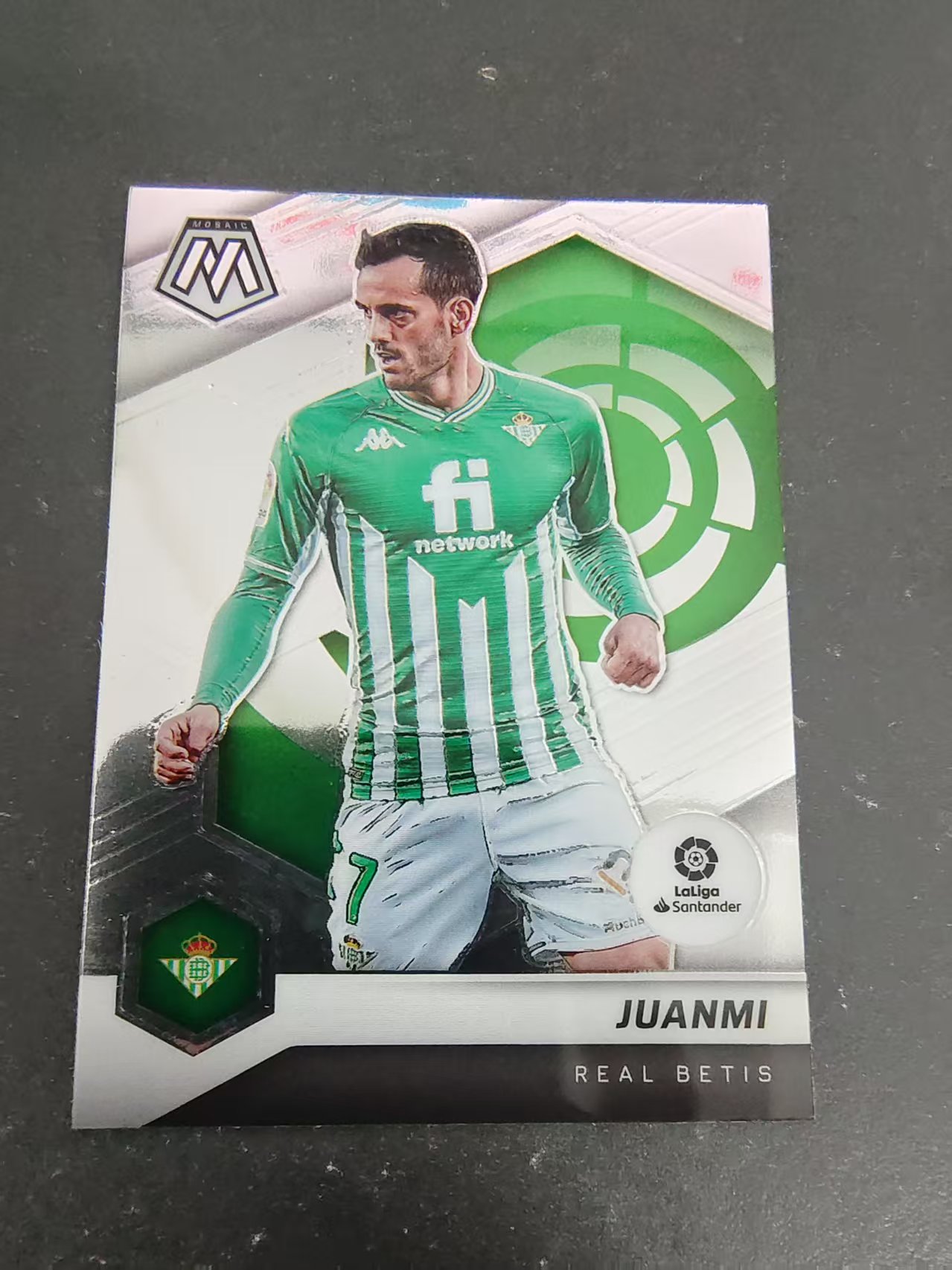 【可合并,不累计】2021-22 Panini Mosaic juanmi 皇家贝蒂斯 希门尼斯 西甲 马赛克 划痕 边角瑕疵 #78