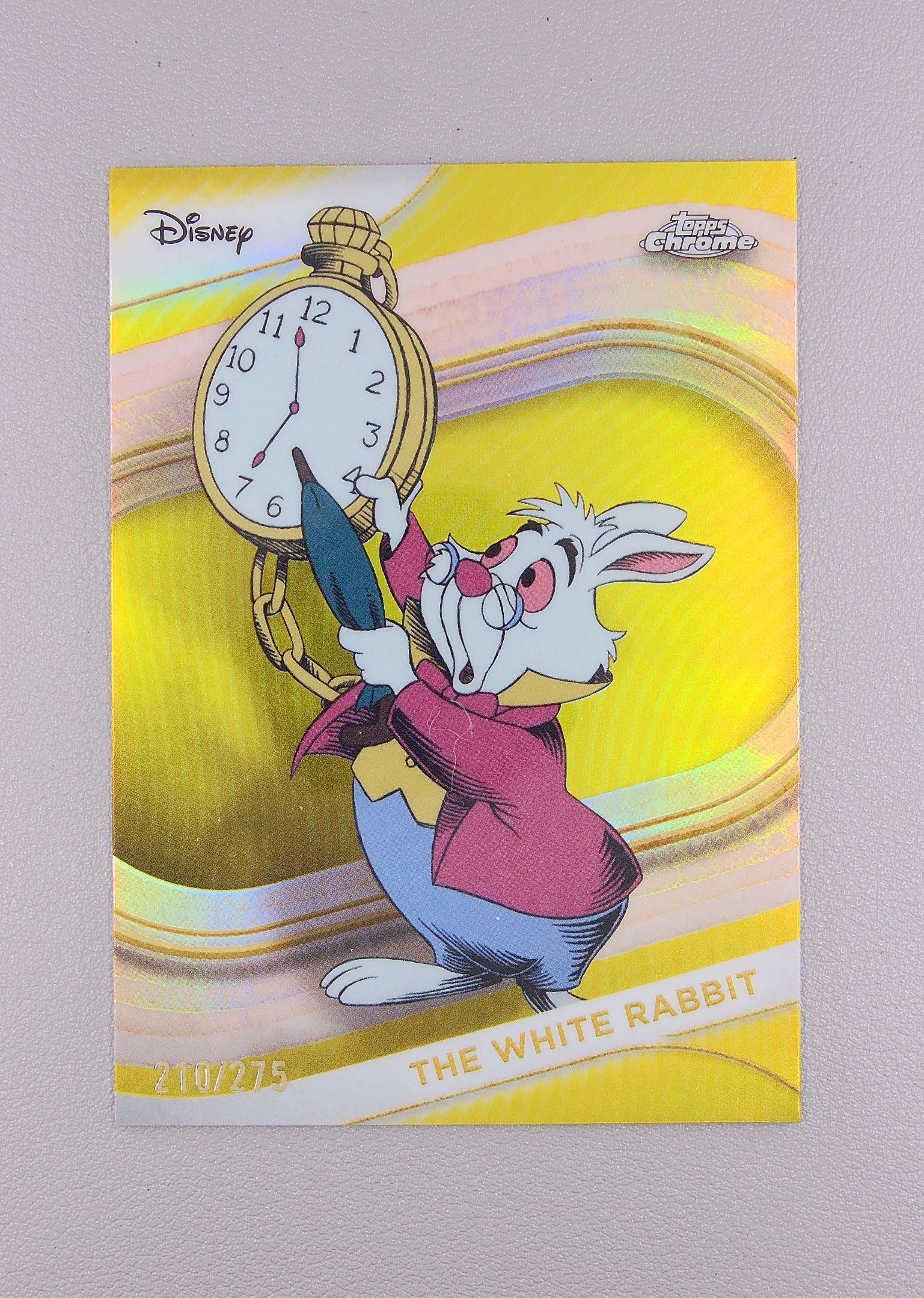 2025 Topps Chrome THE WHITE RABBIT LU酱专业代卖 （Owen.C）迪士尼 TC 白兔先生 黄折 275编 ...