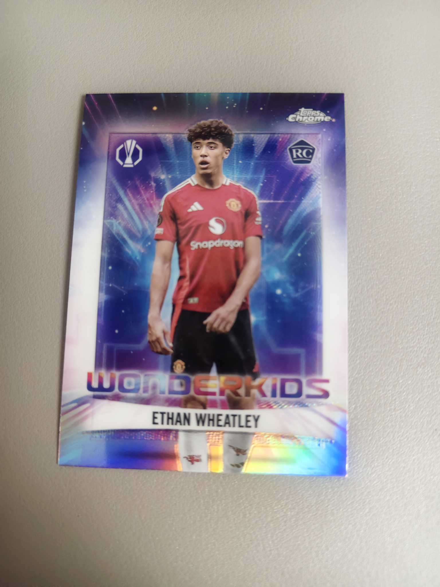 【佩妮拍卖】2025 ToppsChrome 最新欧冠TC ETHAN WHEATLEY RC 伊森 惠特利 新秀 曼联 英格兰 特卡 卡品如图 拍前请阅读描述 tiamo0516