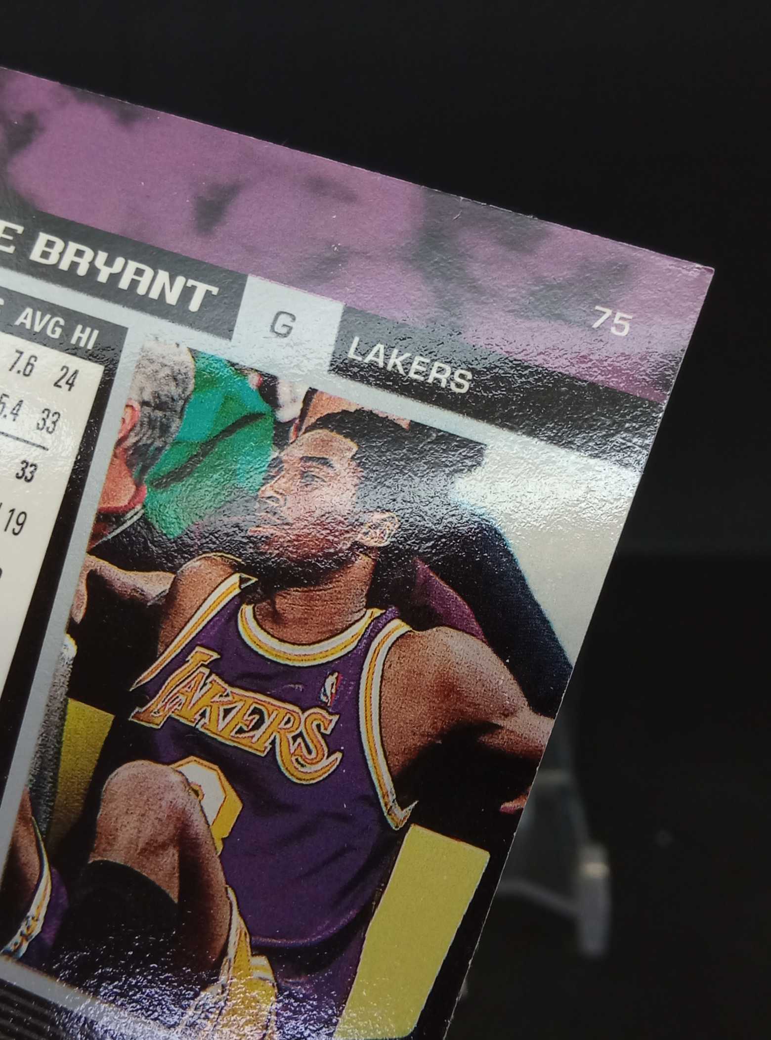 【DC拍卖】7.23CR7(微瑕)98-99 Upper Deck Chronology Kobe Bryant 科比湖人 61 胜纪录时刻特卡 #75 正反面实拍