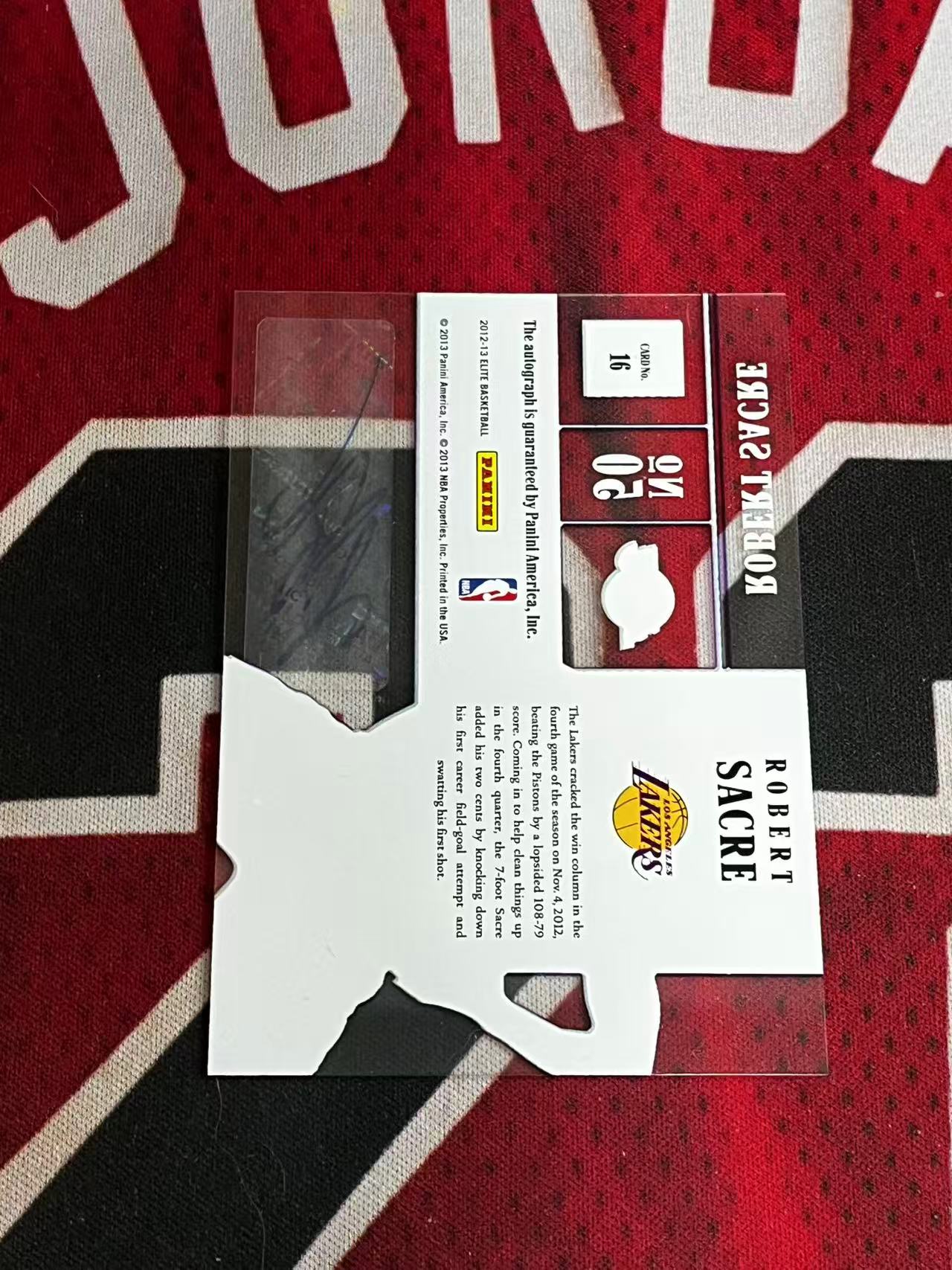 【接寄拍费率低至5%含卡淘手续费】2012-13 PANINI ELITE 精英系列 湖人 新秀RC 罗伯特萨克雷 签字卡 新秀签 专收凑套必备【烂臭嘴拍卖】