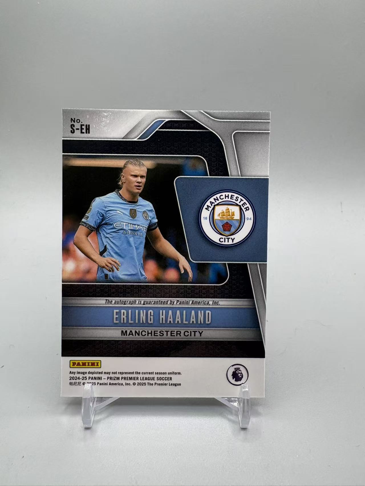 2024-25 Panini Prizm Erling Haaland 【灰灰代拍】全新 英超 pz 曼城 哈兰德 魔人布欧 签字 base签 A签 鼠