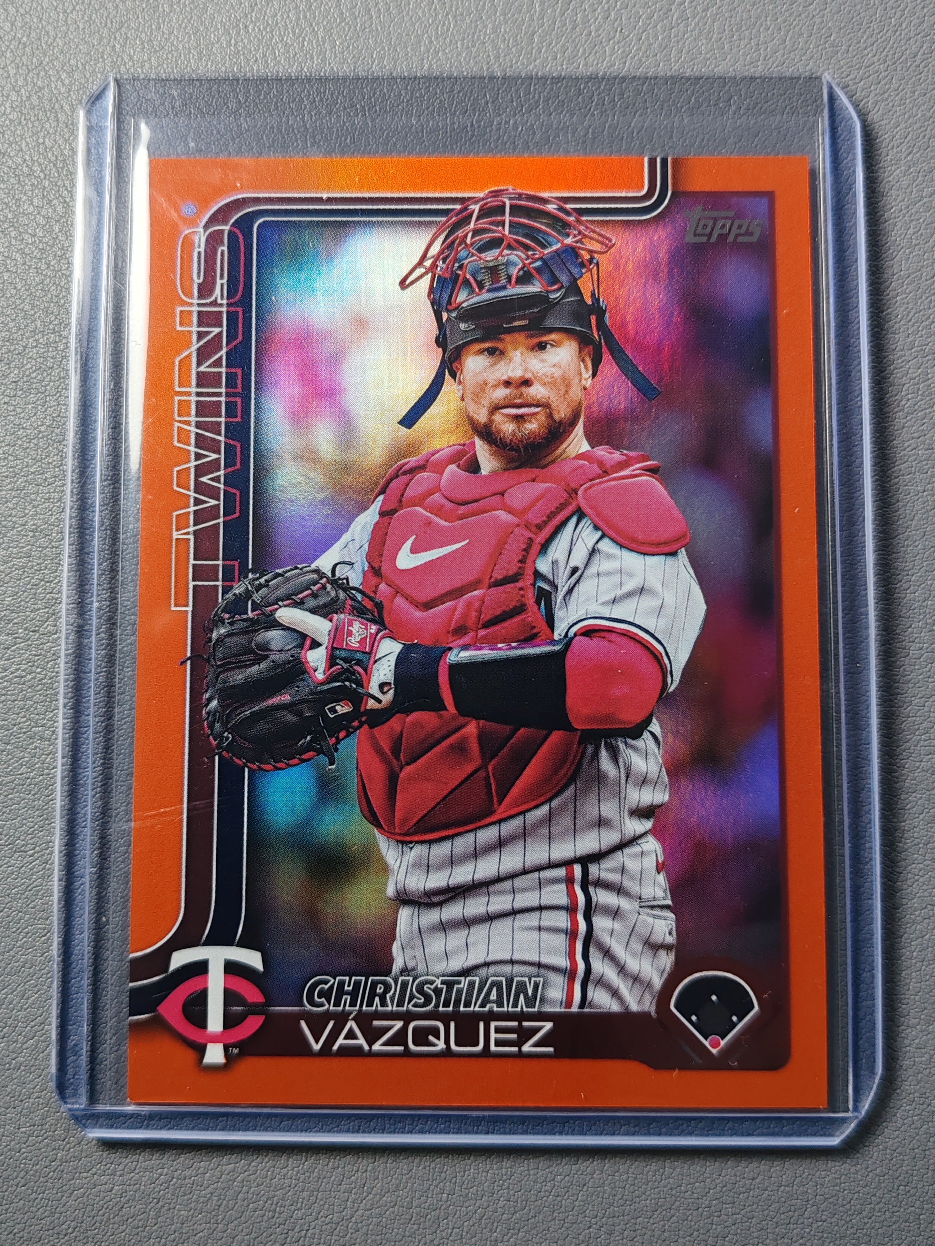 2025 Topps Update Christian Vazquez 25编!橙折!低编!【Pocky】