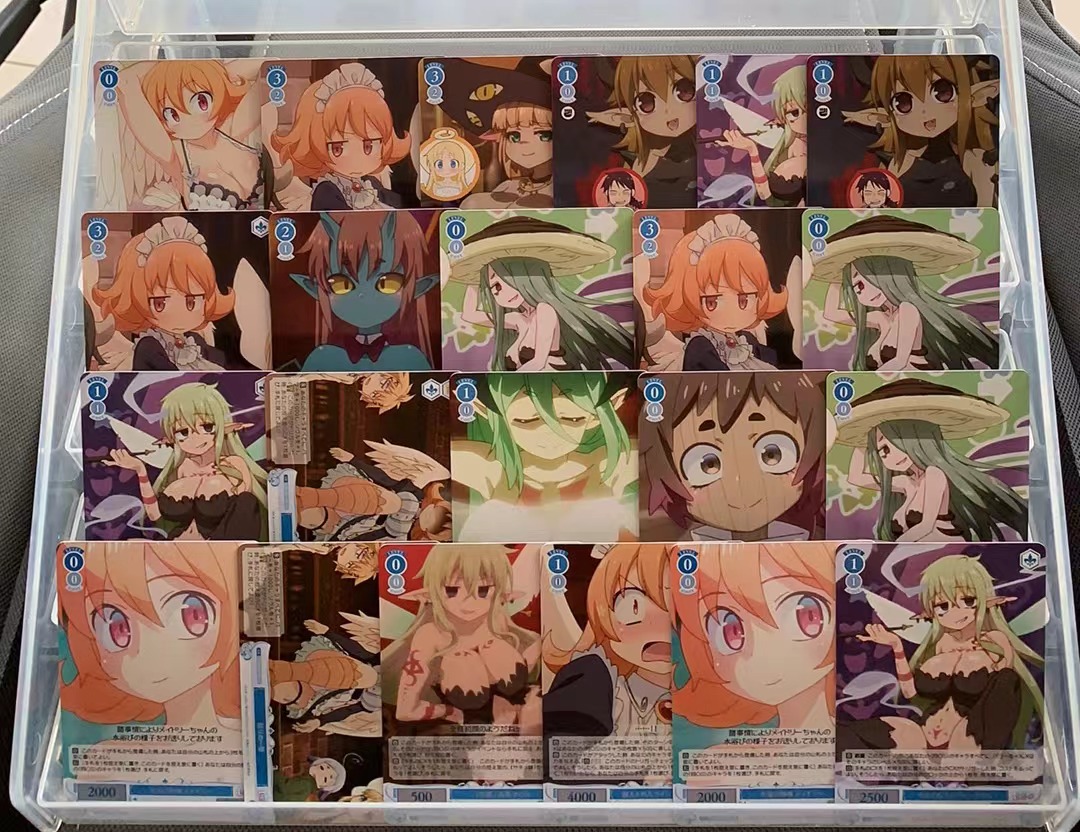 WY 2025 TCG 武士道 日版 黑白双翼 WSR 异种族风俗娘评鉴指南 蓝色SR闪卡 一图打包 收藏必备 喜欢的老板不要错过(不累积)