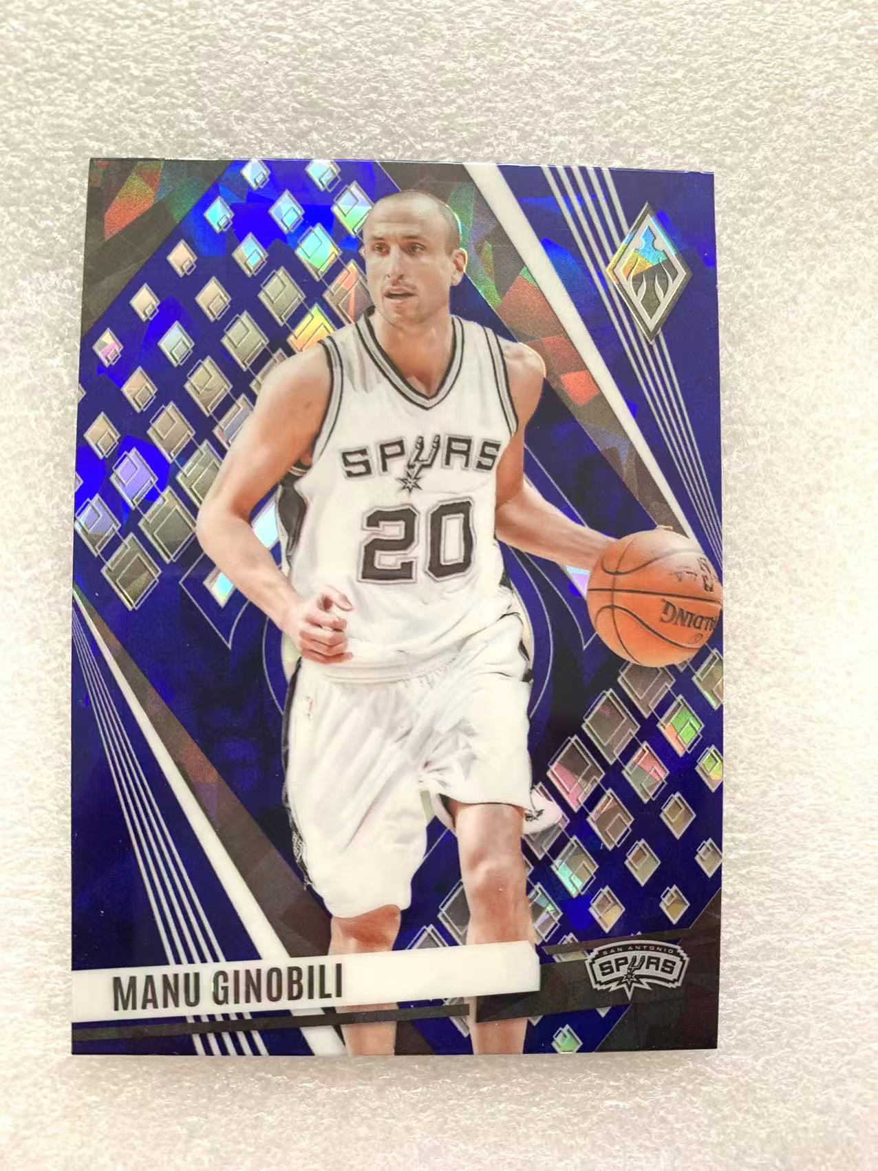 2023-24 Panini Phoenix Manu Ginobili 马努 吉诺比利 凤凰 蓝折 折射 马刺 妖刀