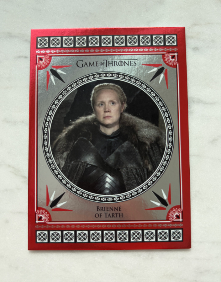 2024 Other Game of Thrones Gwendoline Christie HBO 权游 权利的游戏 权力的游戏 冰与火之歌 女骑士布蕾妮 人物卡 /50 红折 低编难得