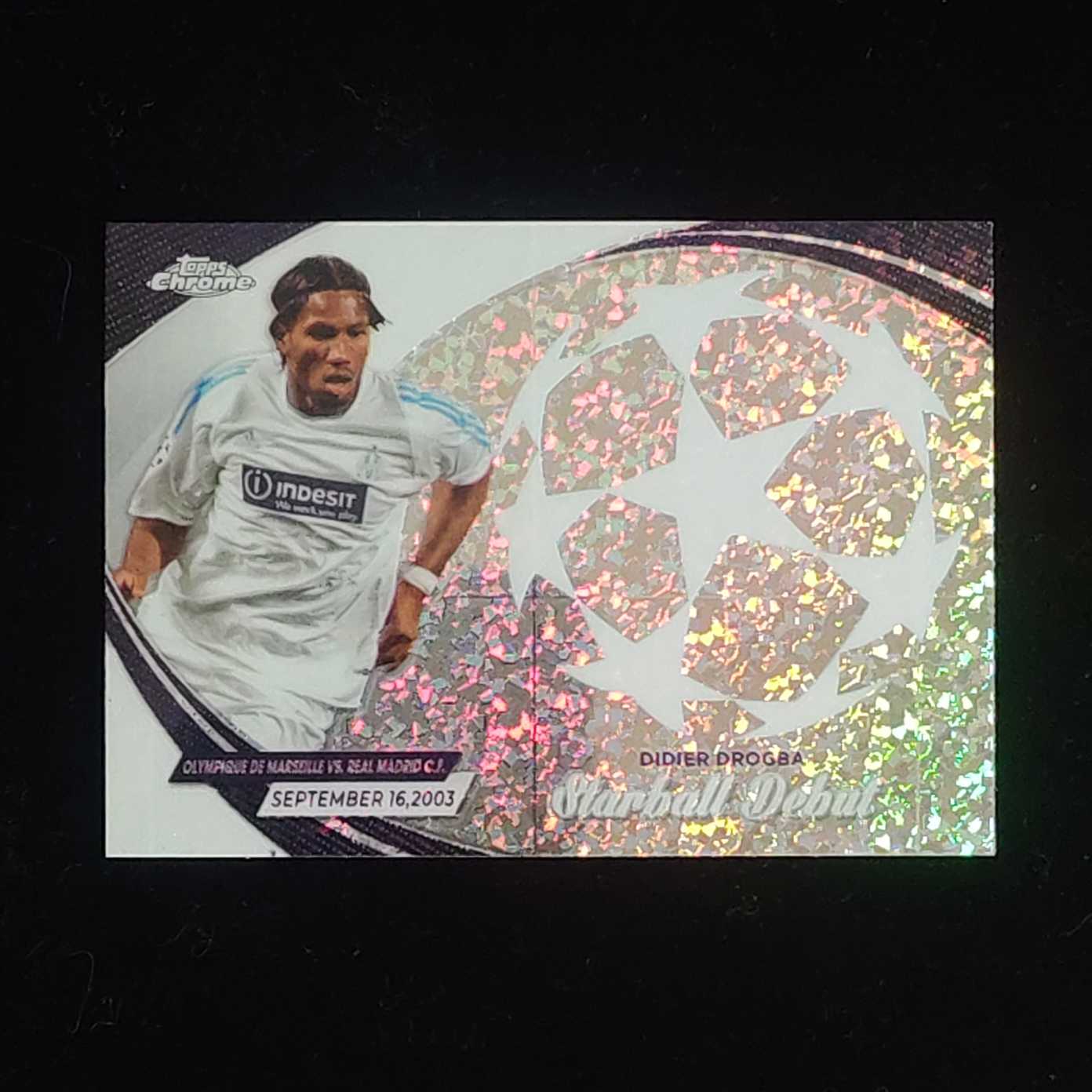 2024 Topps Chrome Didier Drogba 欧冠 TC 马赛 德罗巴 魔兽 欧冠首秀特卡 卡品如图 凑套必备