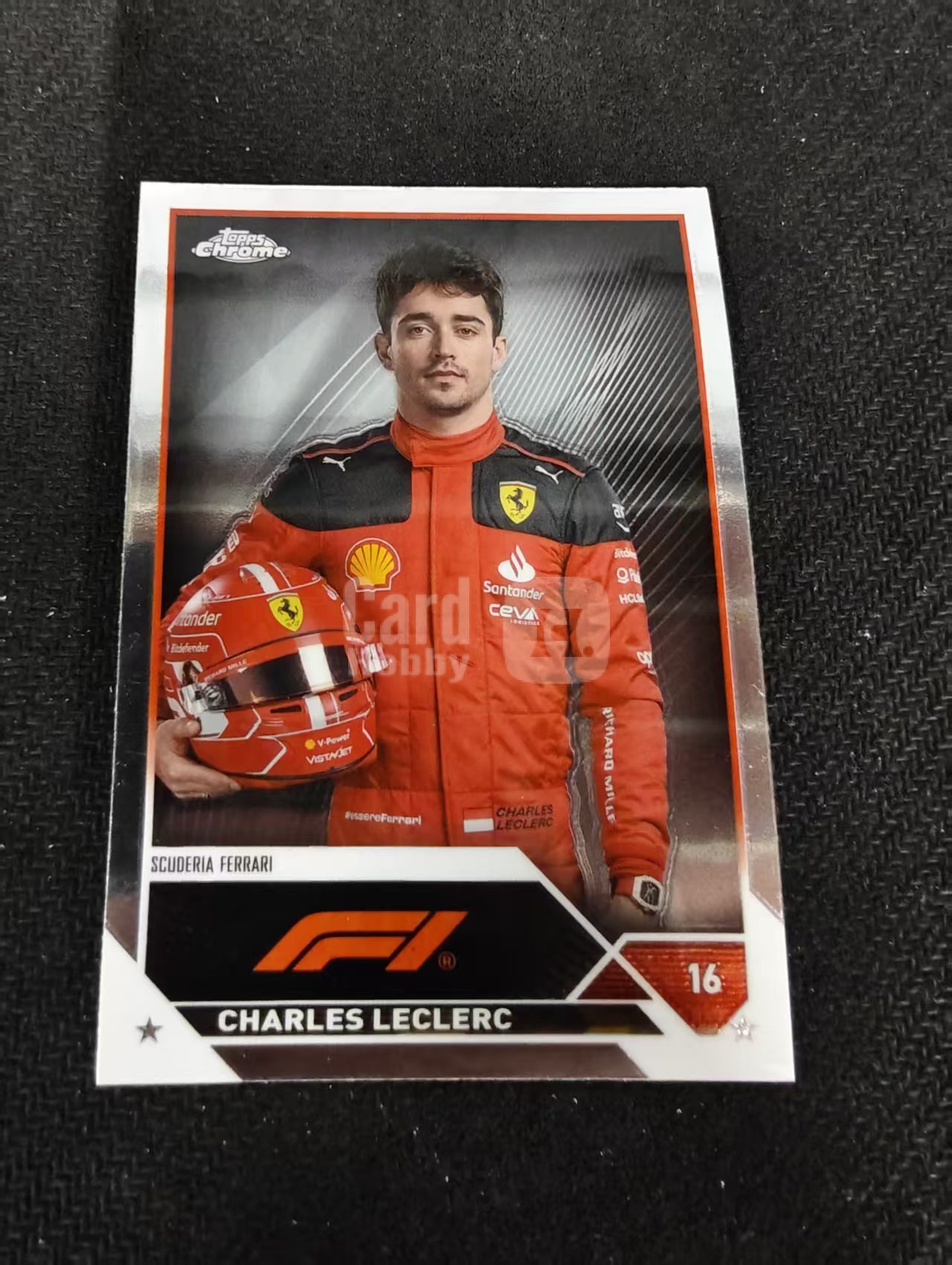 2023 Topps Chrome F1 Charles Leclerc 勒克莱尔 乐扣 法拉利 划痕 边角瑕疵 #5